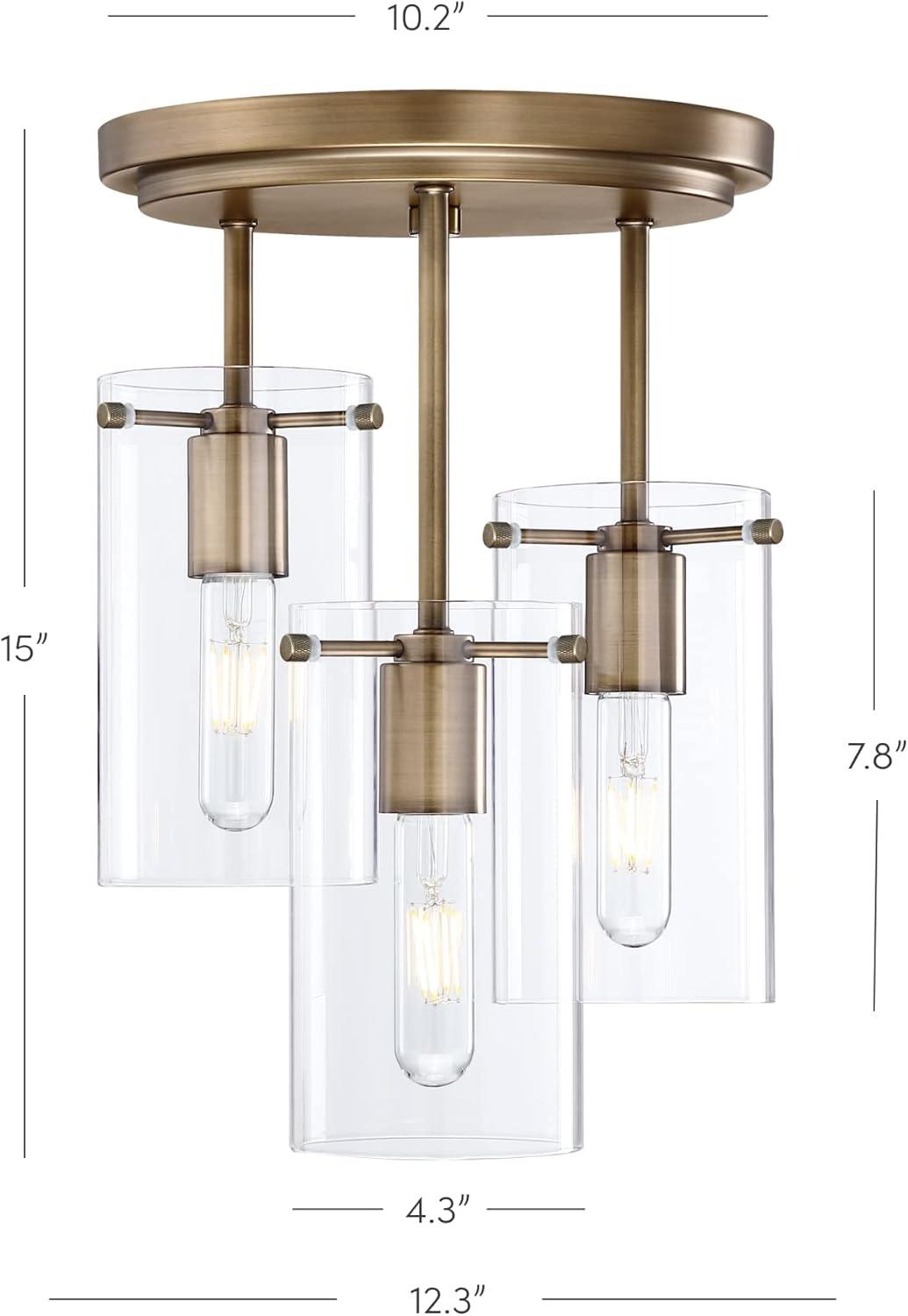 Nathan James Argo Flush Mount Gold