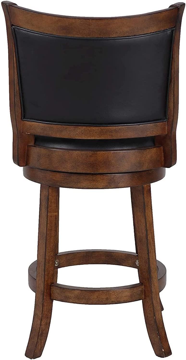 New Classic Furniture,Furniture Bristol 24" Solid Wood Counter Stool In Brown