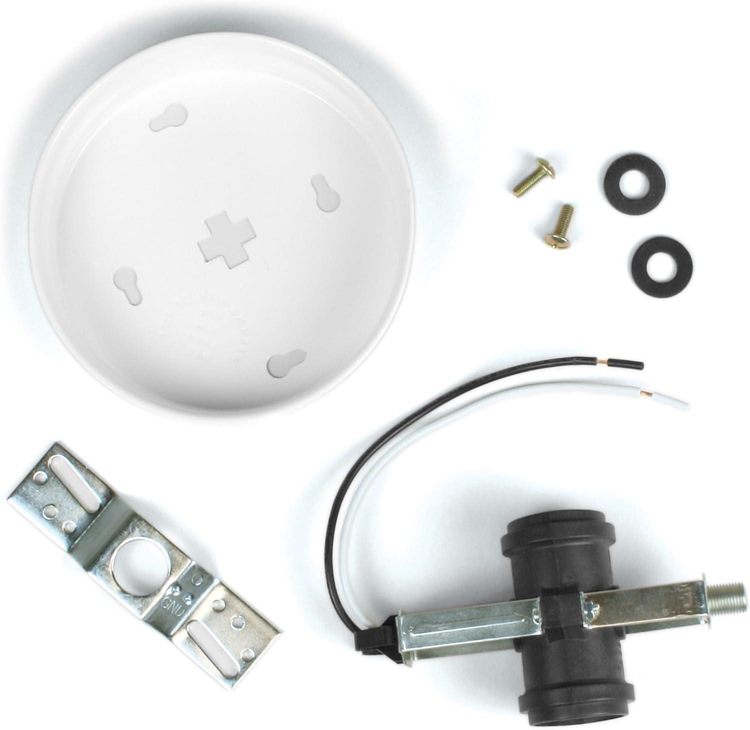 Jandorf 60223 Ceiling Fixture Kit, White