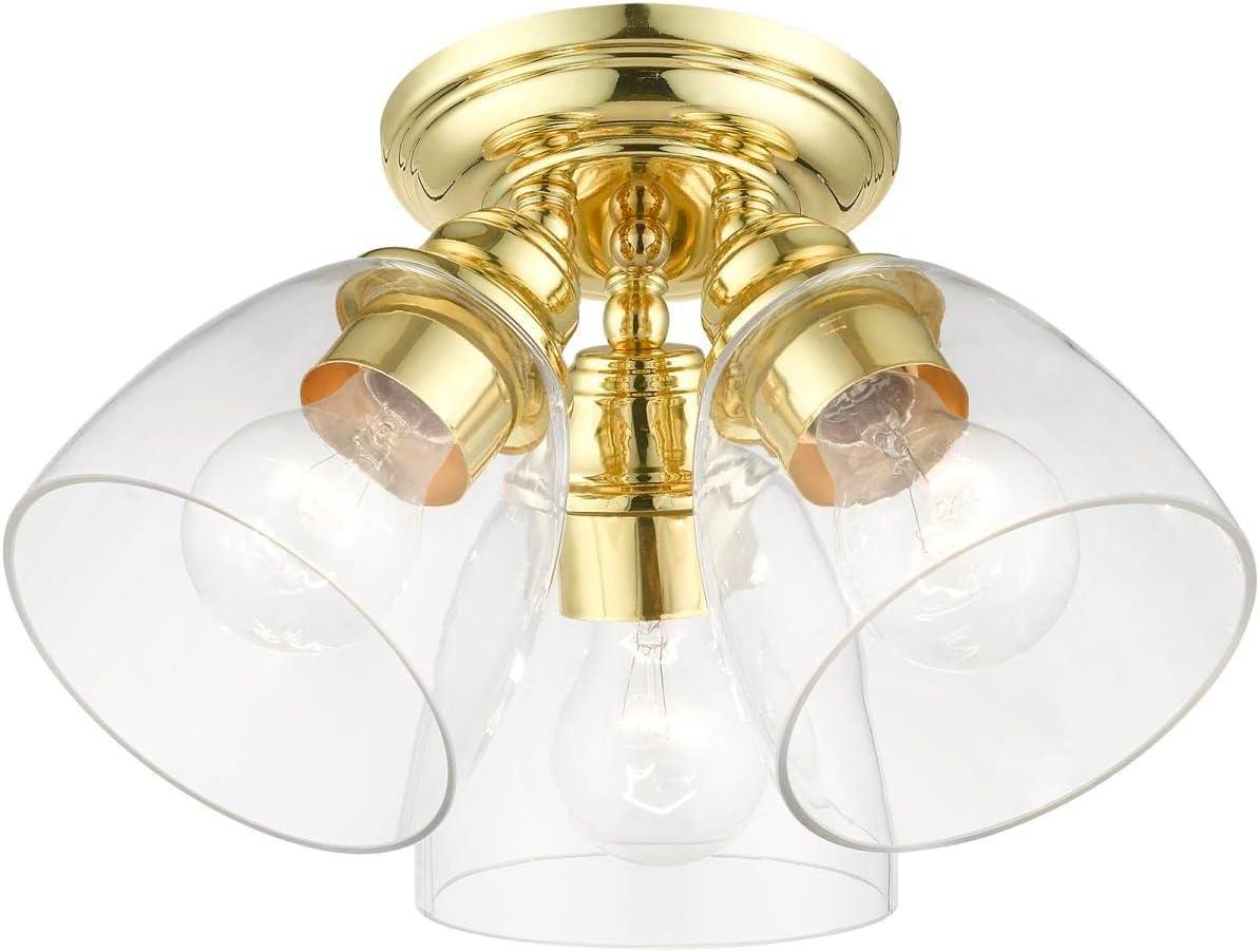 Gunnbjorn 3-Light 14.25" Semi Flush Mount