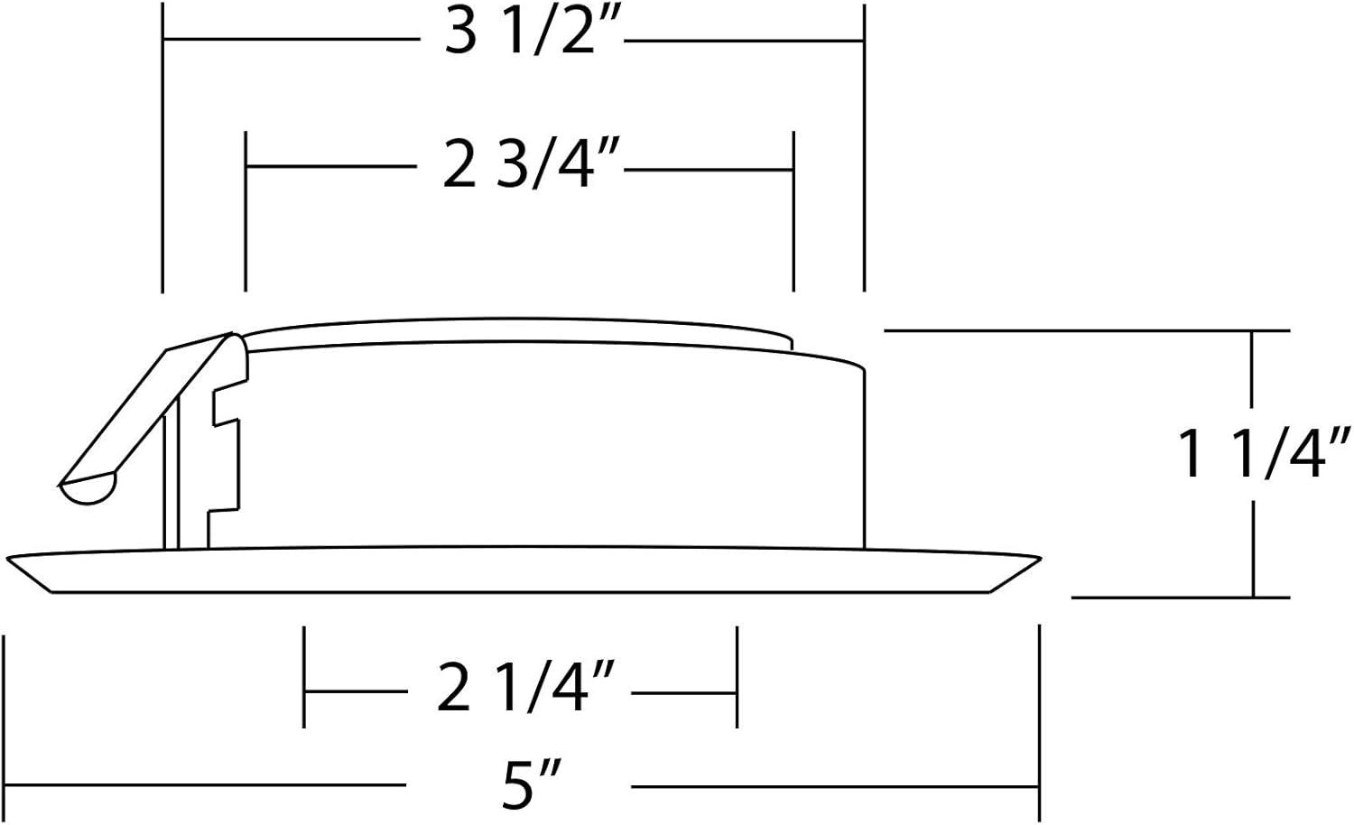 4'' Adjustable Recessed Trim