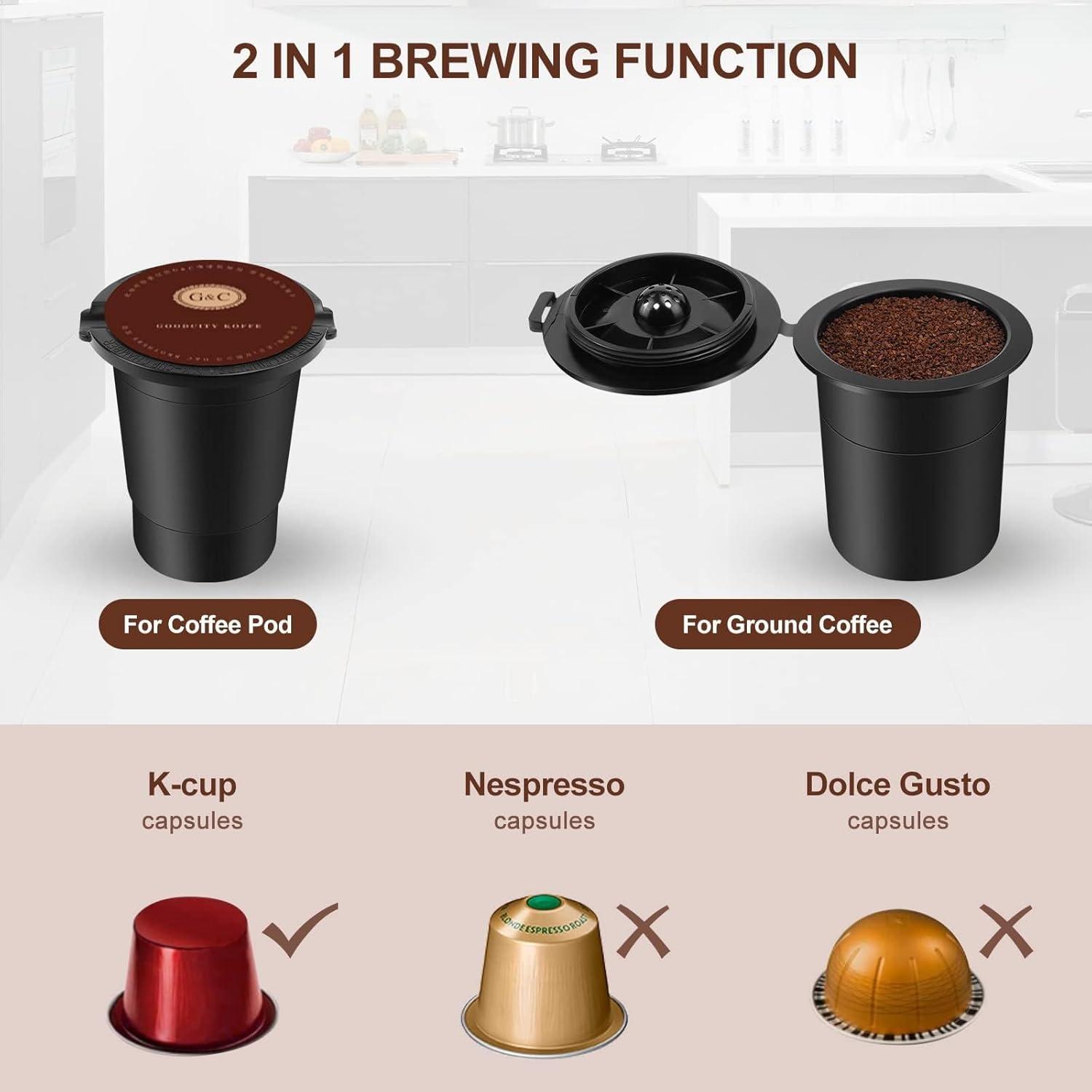 3-in-1 Single Serve Coffee Maker