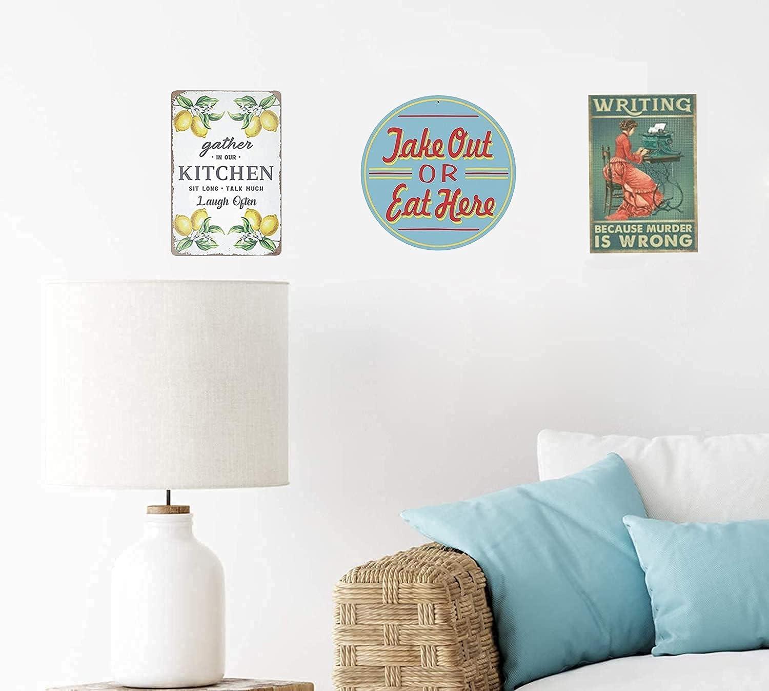 GCOCL Rainbow Trout Brook Trout Brown Trout Retro Metal Decor Wall Plaque Vintage Tin Sign for House Cafe Club Home Or Bar