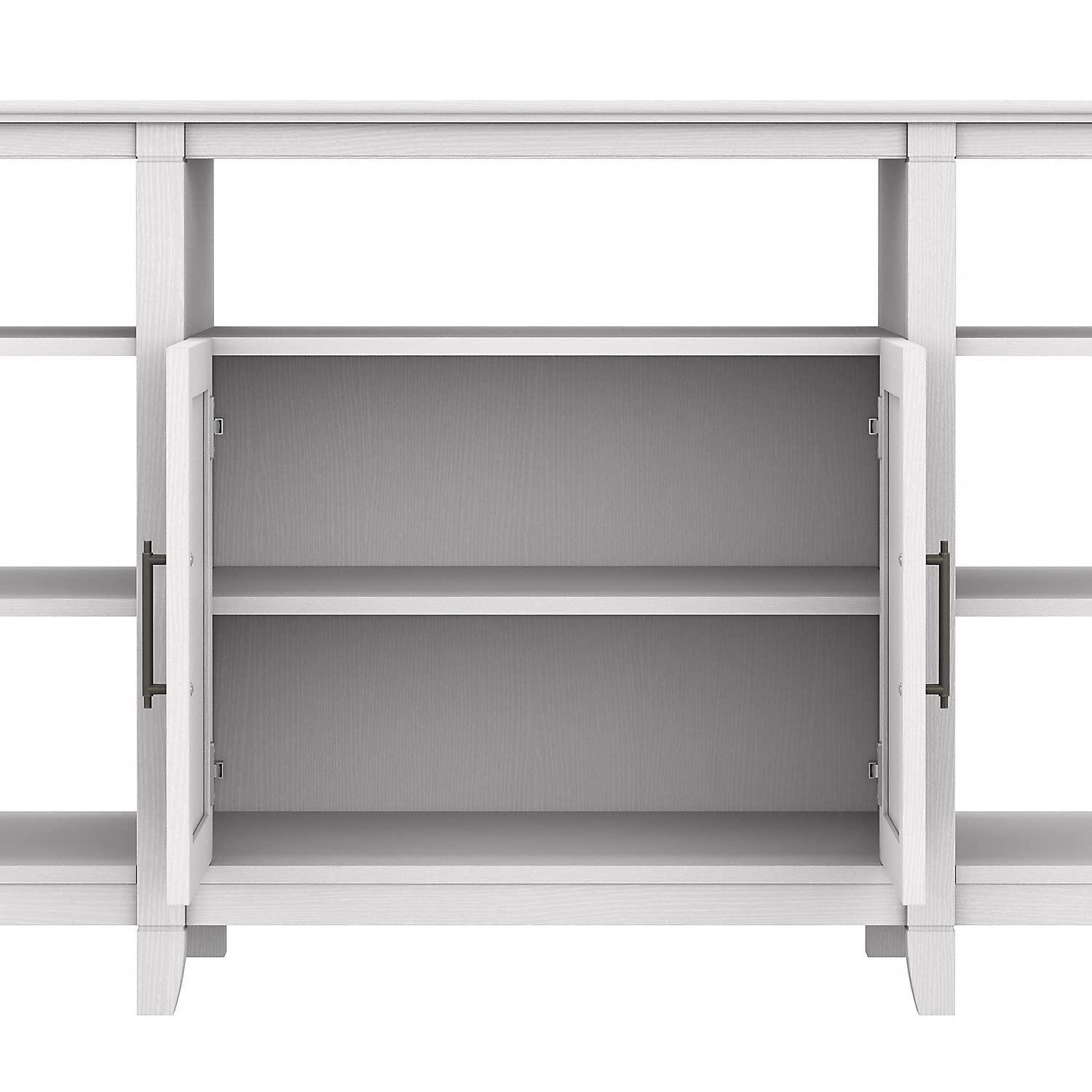 Key West Tall TV Stand for 65 Inch TV in Pure White Oak - Engineered Wood