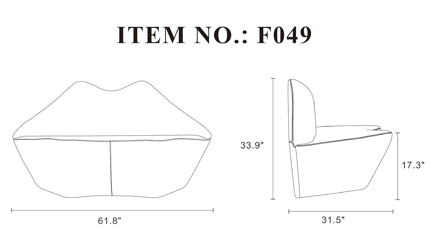Ivy Bronx 61.8'' Faux Leather Loveseat