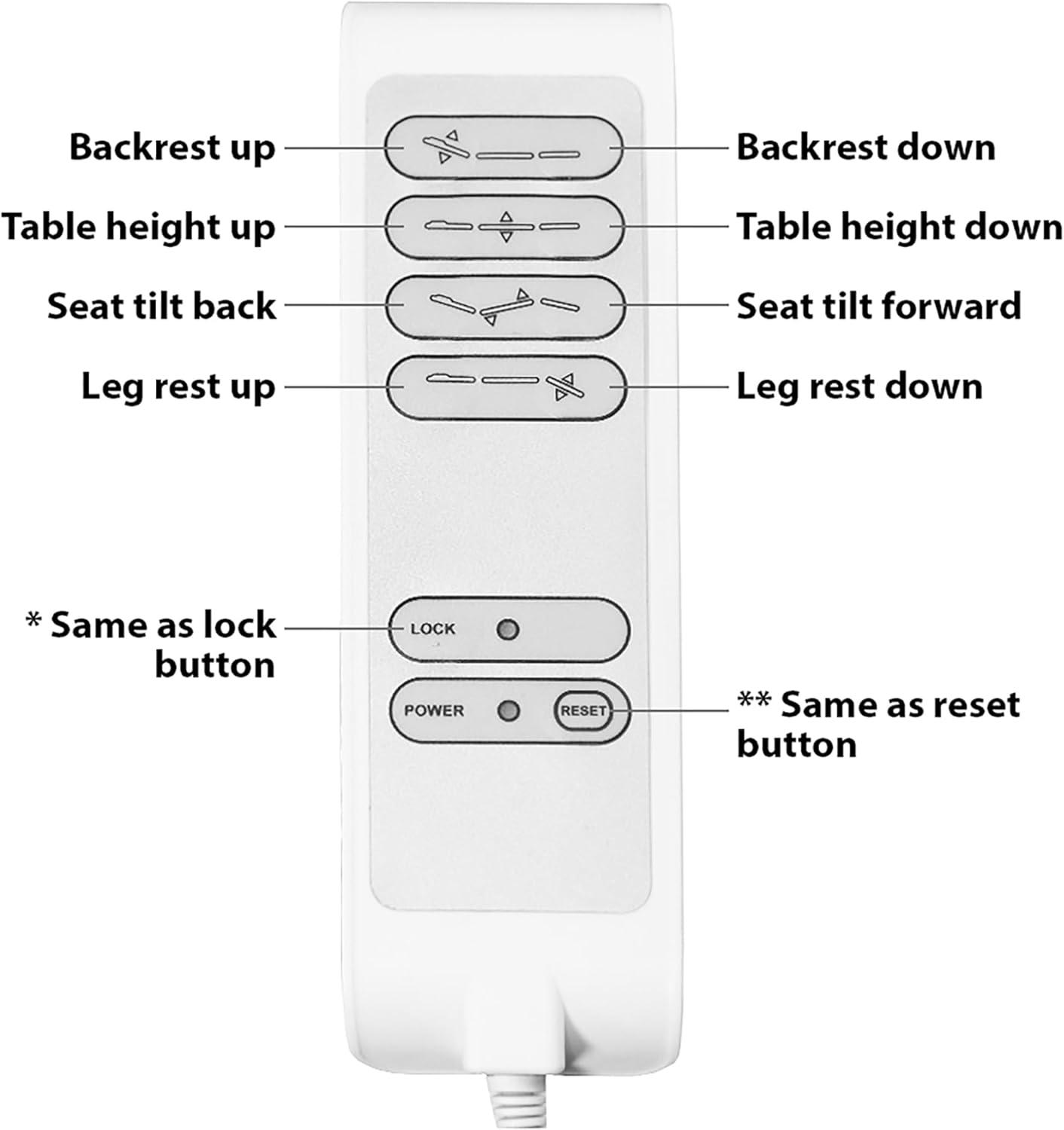 SKINACT Malibu Electric Medical Spa Treatment Chair/Table (White)