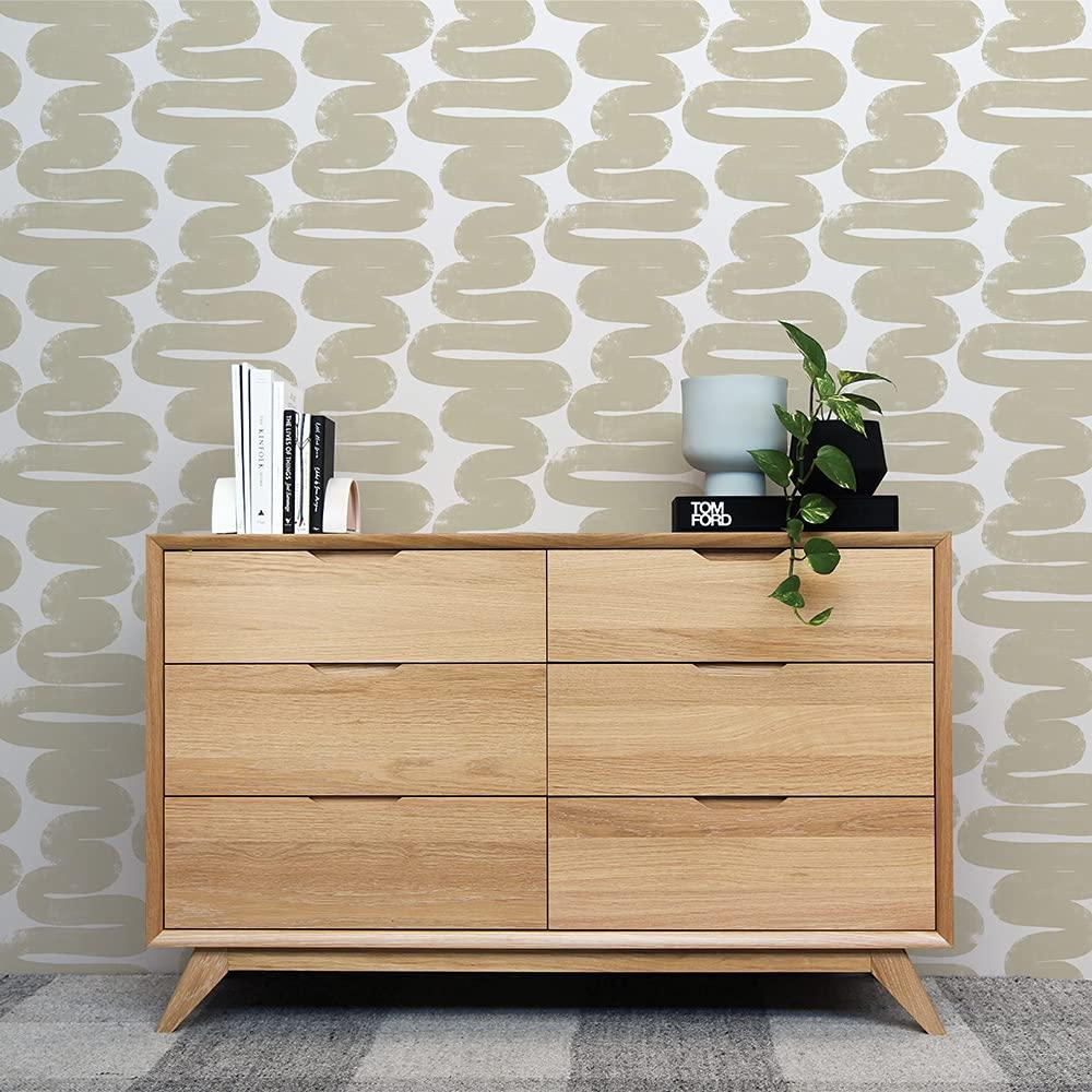 Wiggle Room Peel and Stick Wallpaper By Bobby Berk