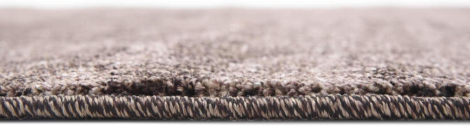 Unique Loom Del Mar Collection Area Rug - Lucille (7' 10" Square, Gray/ Ivory)