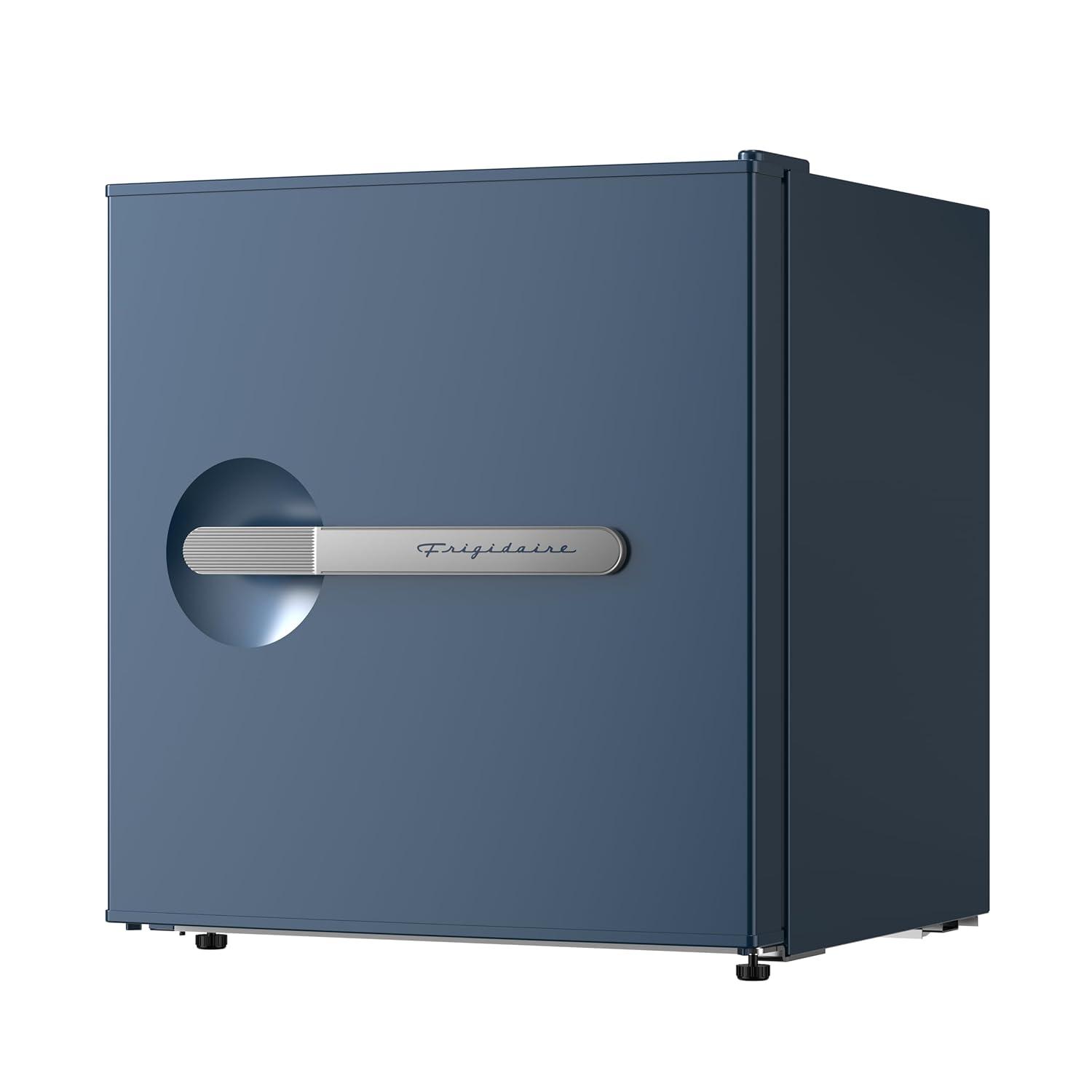 Frigidaire, 1.6 Cu. Ft. Retro Series Compact Refrigerator, Built-In Side Bottle Opener, Blue