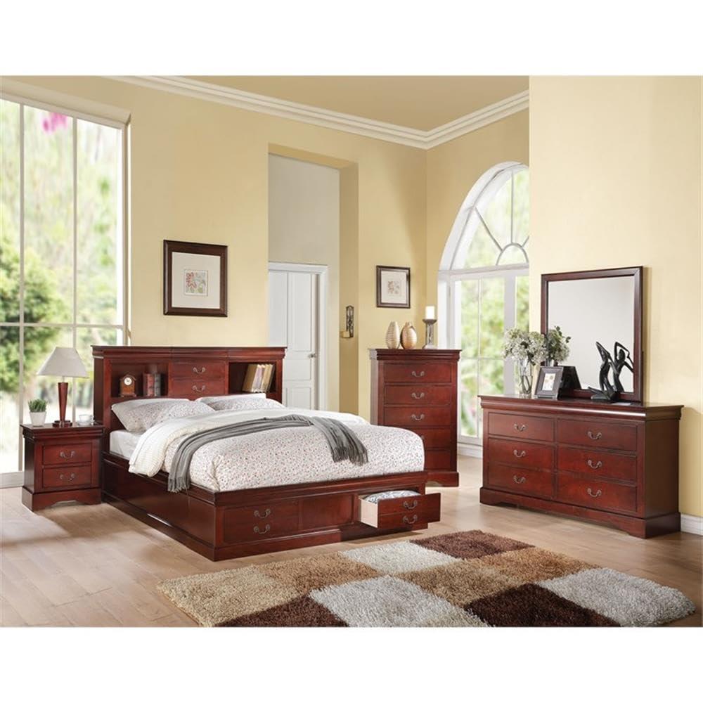 Louis Philippe III Flat Dresser Mirror