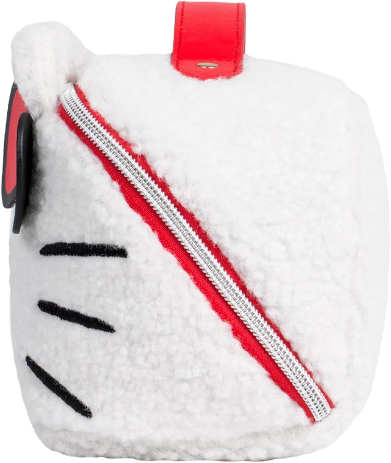 Impressions Vanity Hello Kitty Unfold Travel Makeup Bag, Opens Flat Cosmetic Bag with Compartments
