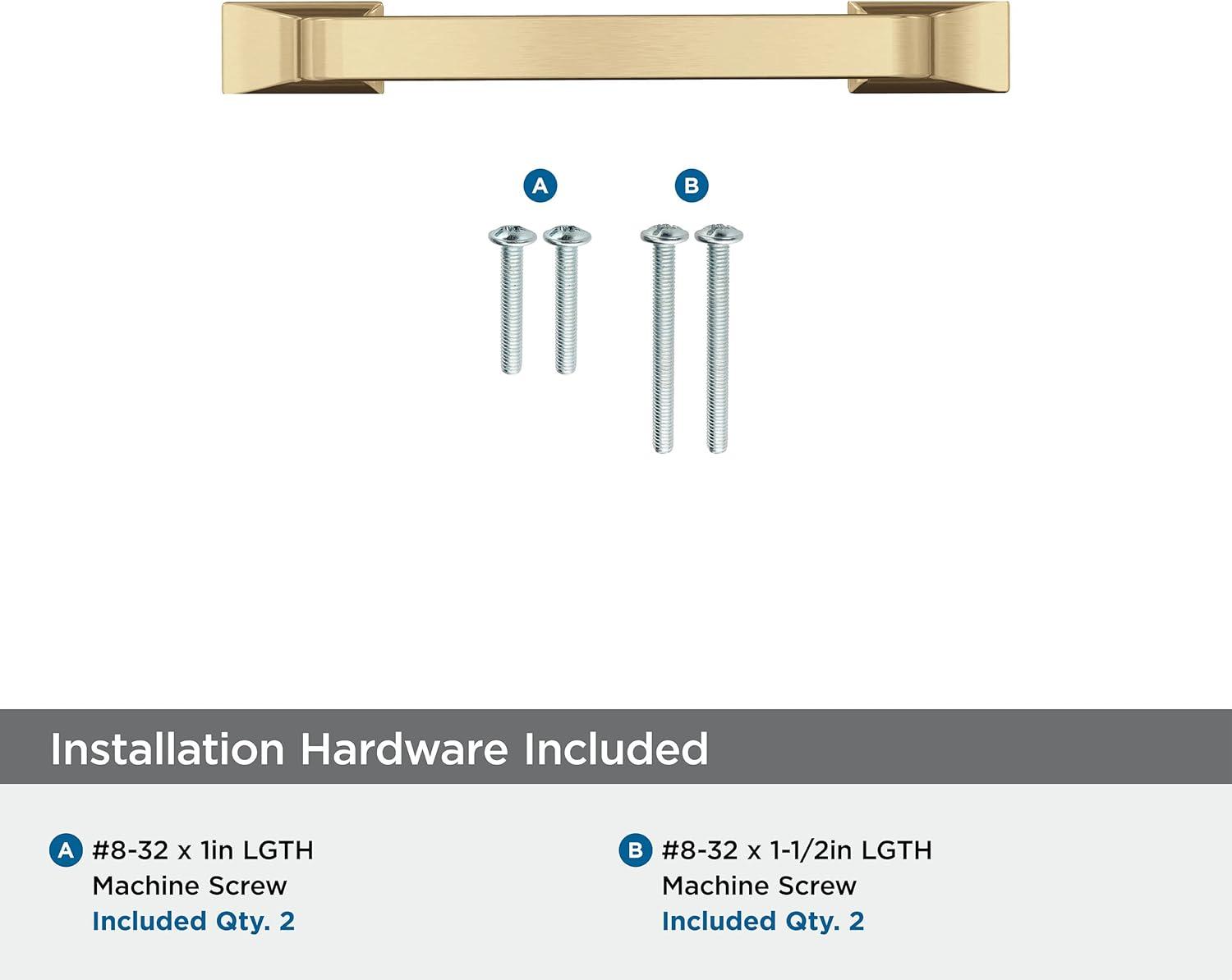 Amerock Westerly 3 inch (76mm) Center-to-Center Champagne Bronze Cabinet Pull