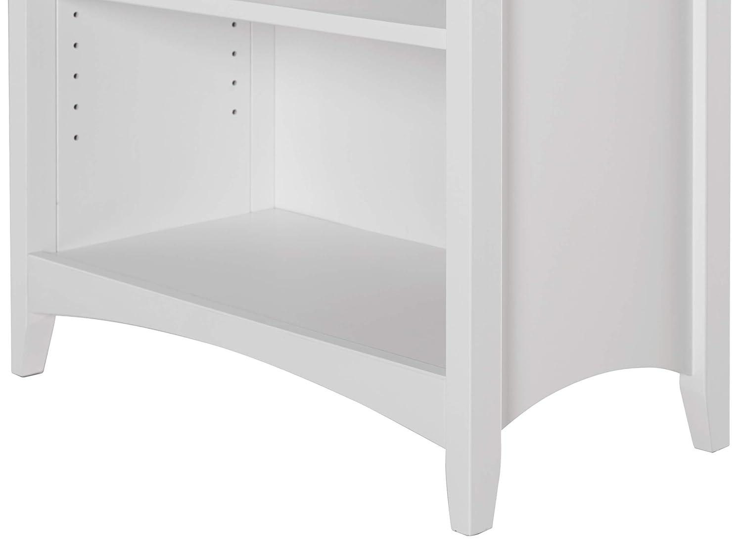 Shaker Style Bookcase - 48"H - White Finish