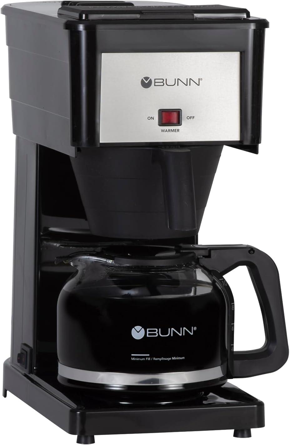 BUNN GRB High Altitude Speed Brew Classic 10-Cup Drip Coffee Maker, Black, 38300.0065