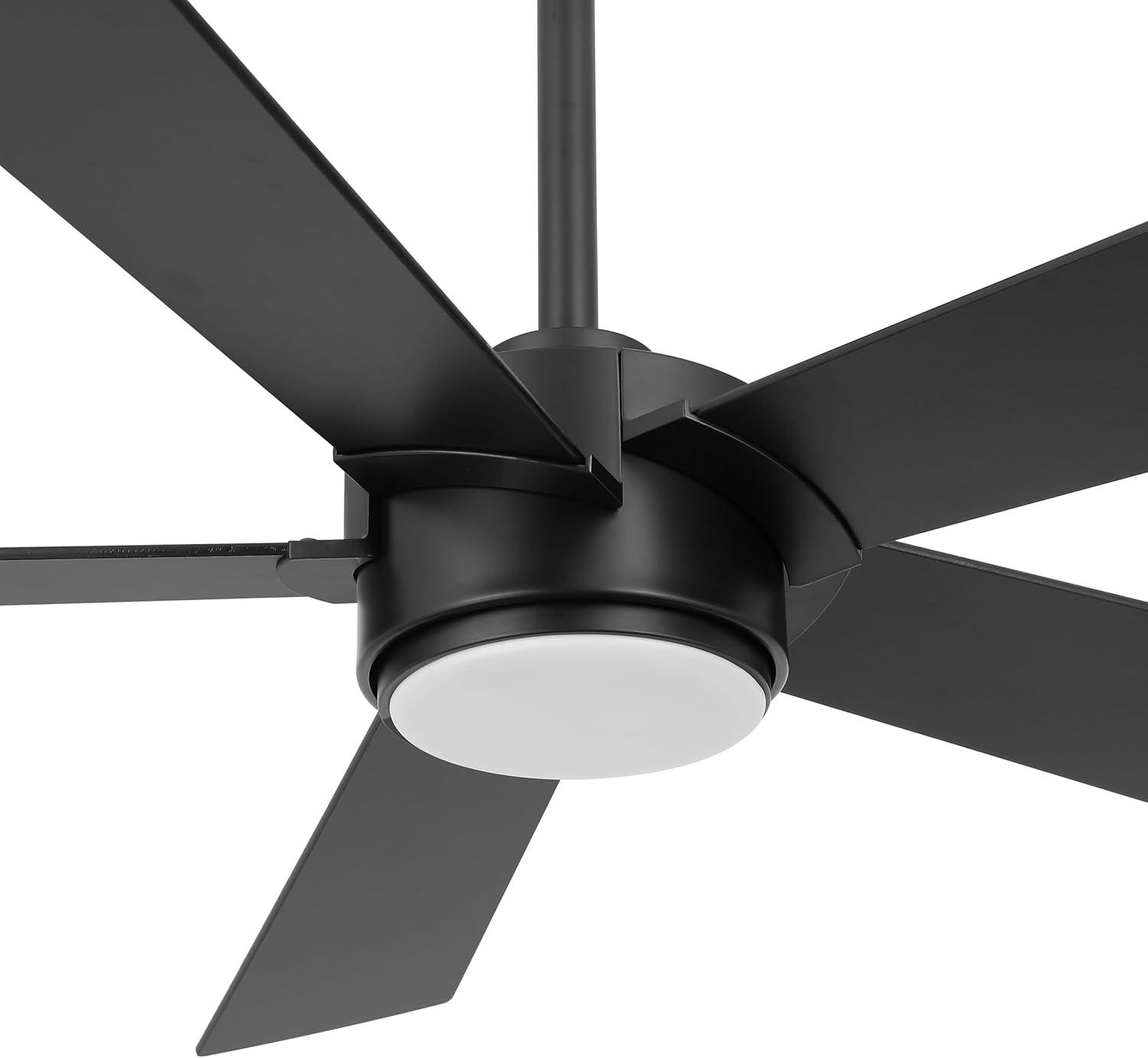 5 - ABS Blades Indoor Ceiling Fan with Light and Remote