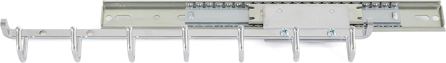 Rev-A-Shelf Sidelines 14" Deluxe Belt Rack Organizer Chrome