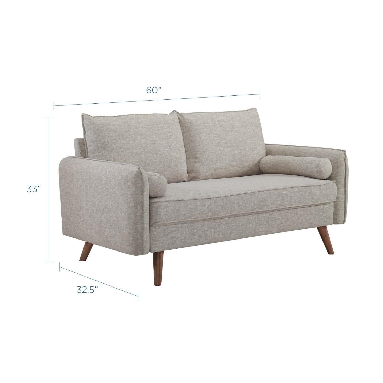 Modway Revive Upholstered Fabric Loveseat