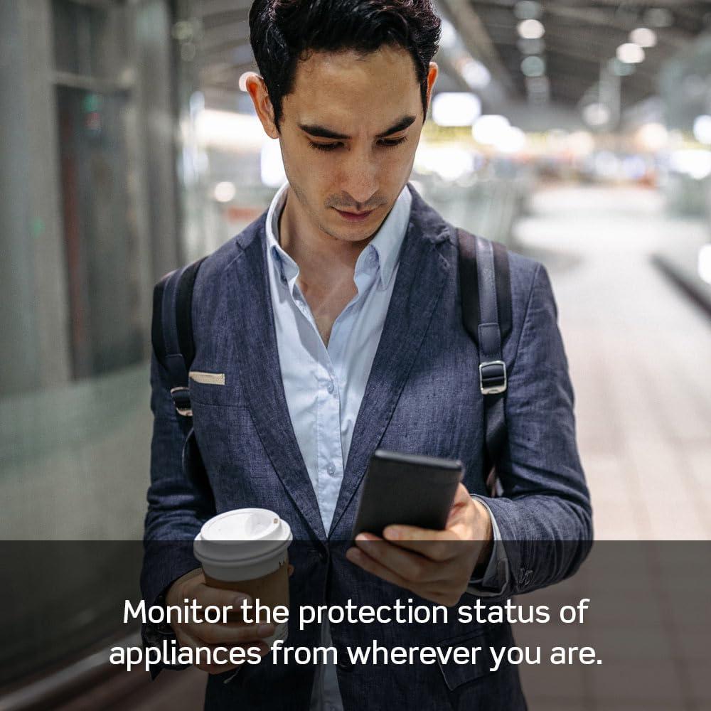 15 Amp SmartlockPro Wi-Fi Certified Smart GFCI Outlet, White D2GF1-KW