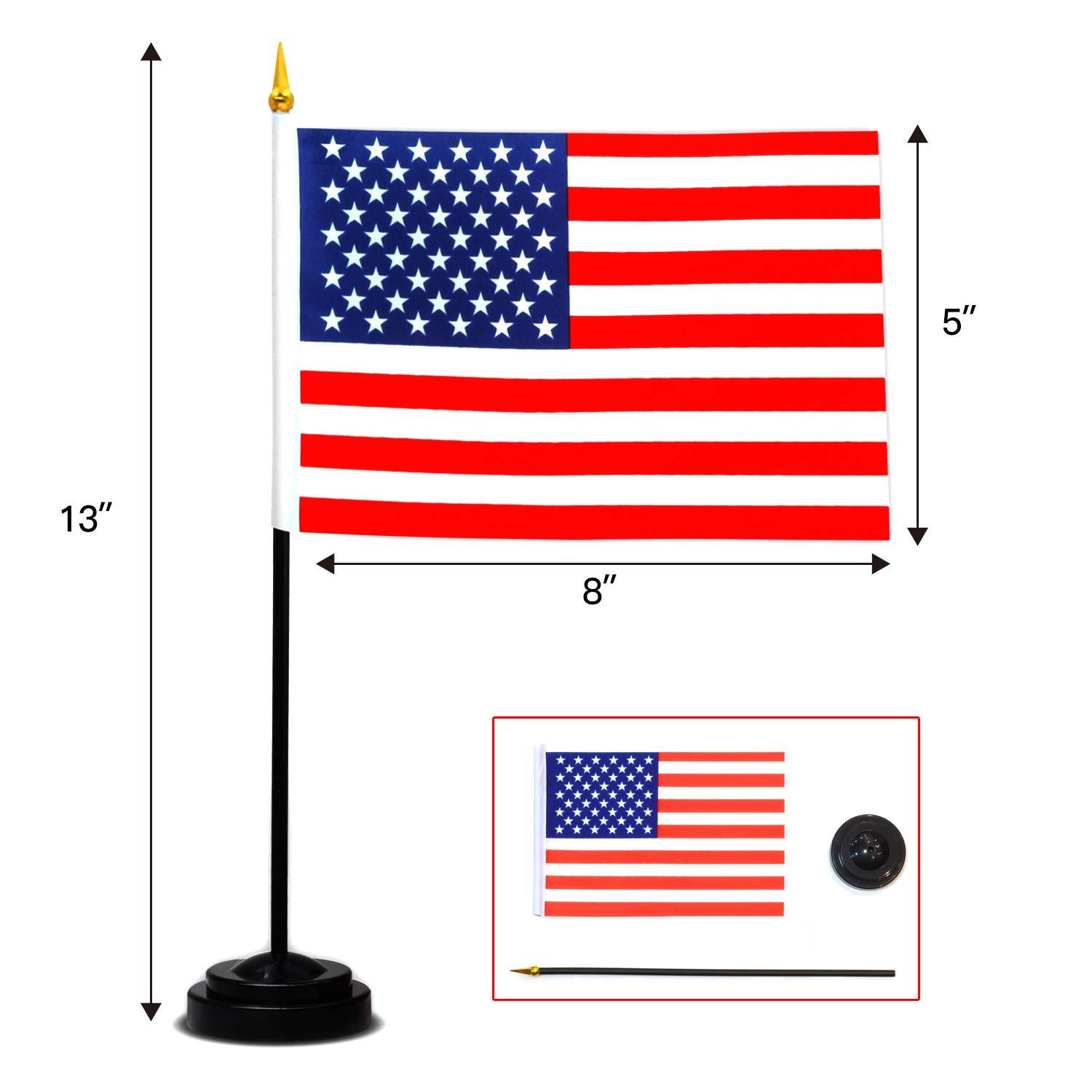 Double Sided Polyester Independence Day Flag Set