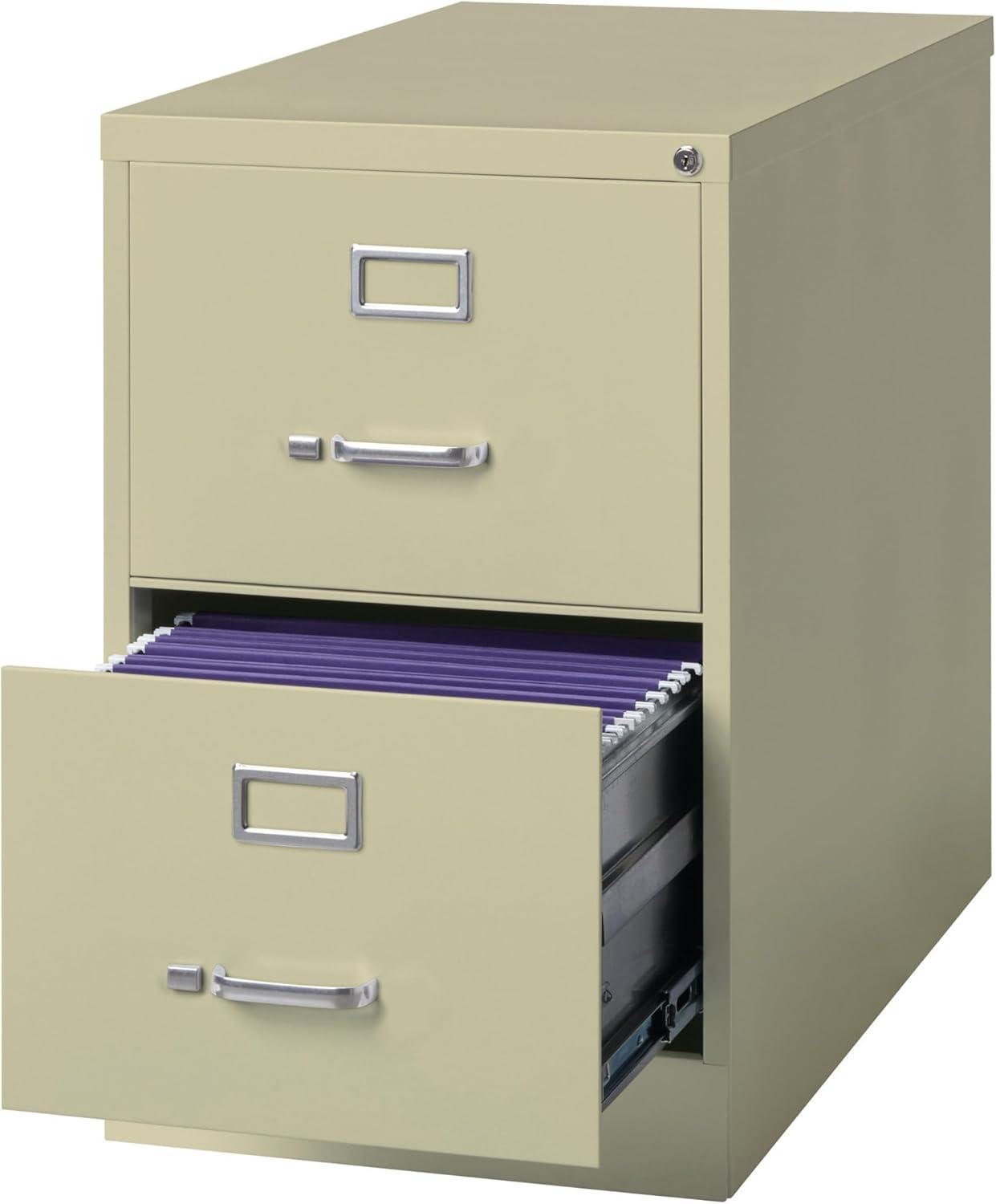 Fortress 18'' Wide 2 -Drawer Steel File Cabinet