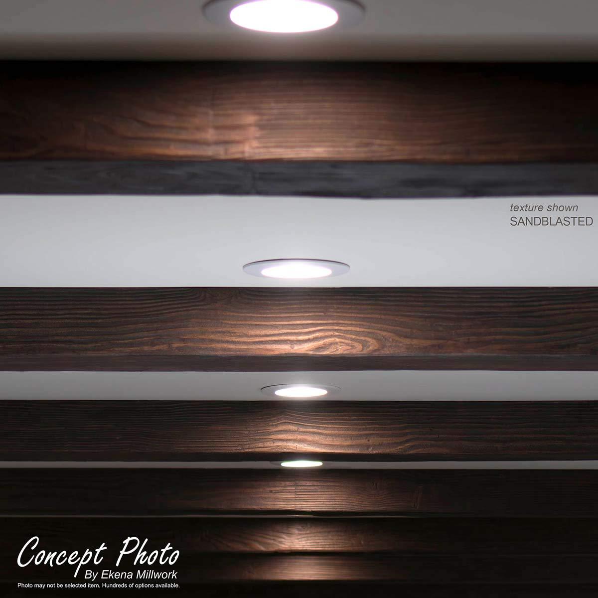 Ekena Millwork Hand Hewn Timberthane Faux Wood 3-Sided Ceiling Beam (U-beam)