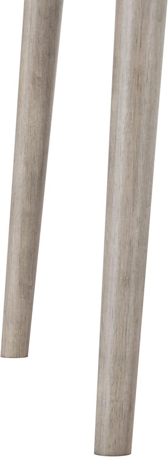 Hillsdale Furniture Emerson Wood Dining Bench Top in Gray Sheesham