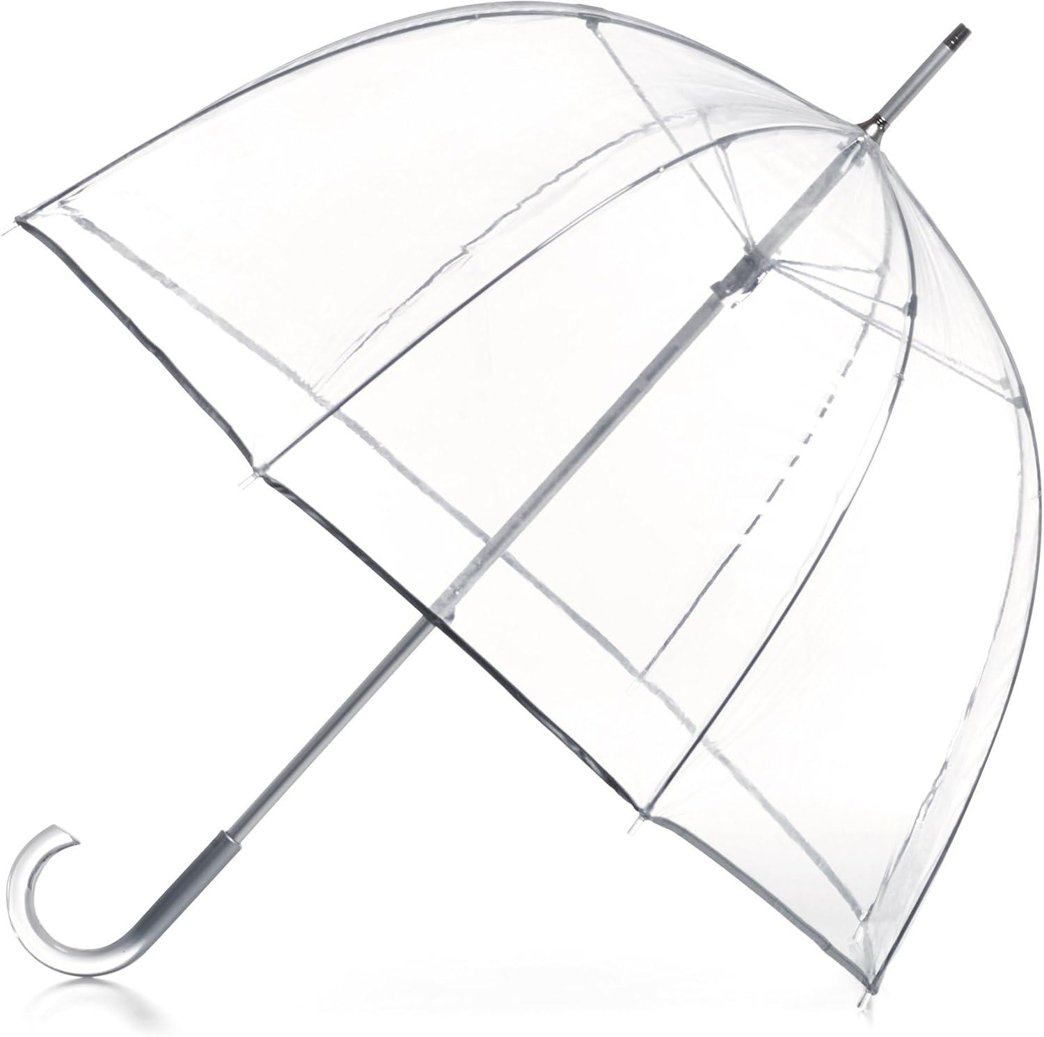 Totes Bubble Rain Umbrella, Clear