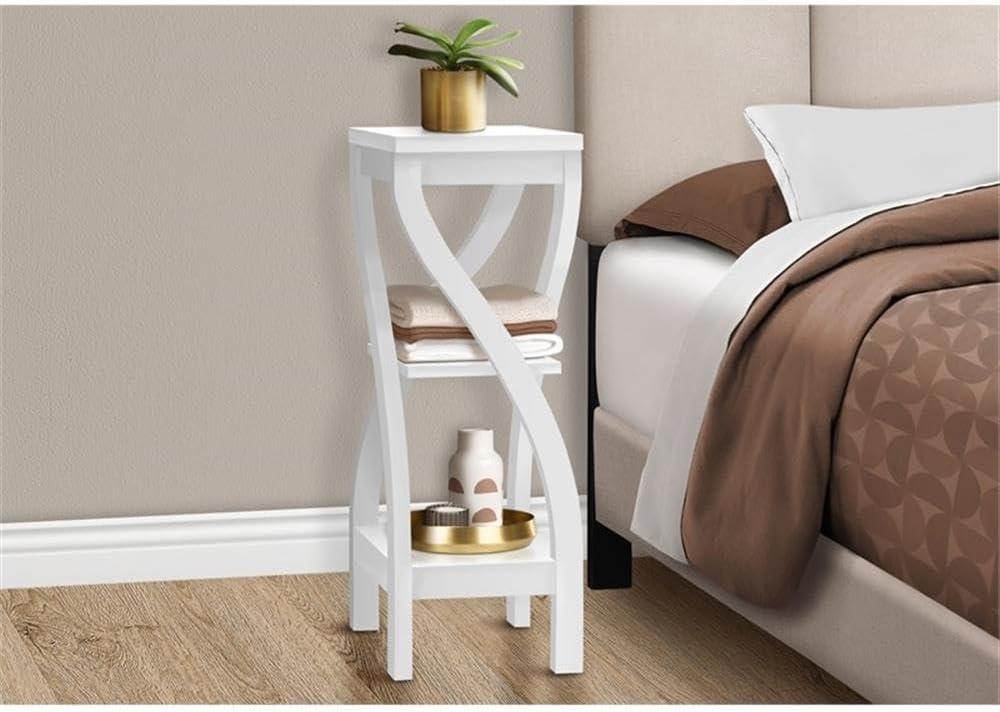 End Table White - EveryRoom: Rectangle Accent Table for Living Room, Adult Assembly, MDF Composite