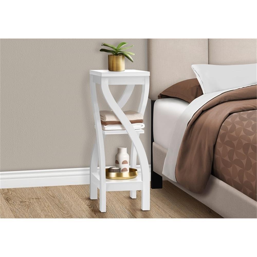 End Table White - EveryRoom: Rectangle Accent Table for Living Room, Adult Assembly, MDF Composite