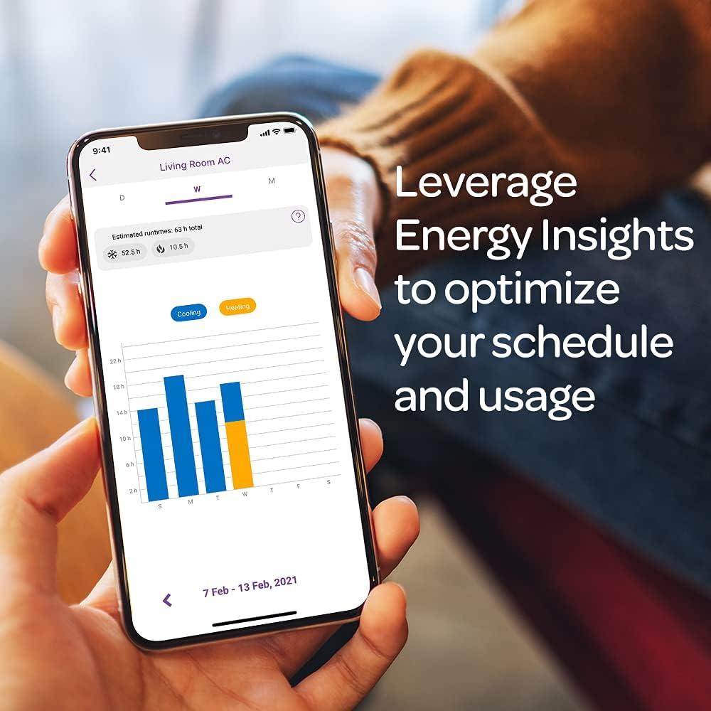 Mysa White Wi-Fi Smart Thermostat for Mini-Split Heat Pumps