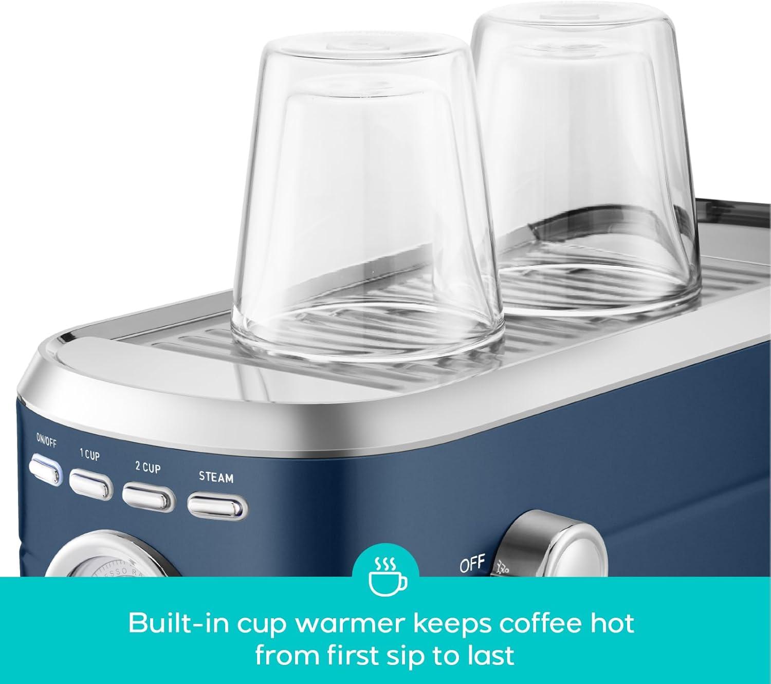 CASABREWS CASABREWS CM5418 20 Bar Espresso Machine Coffee Maker W/ Powerful Steam Wand Stainless Steel