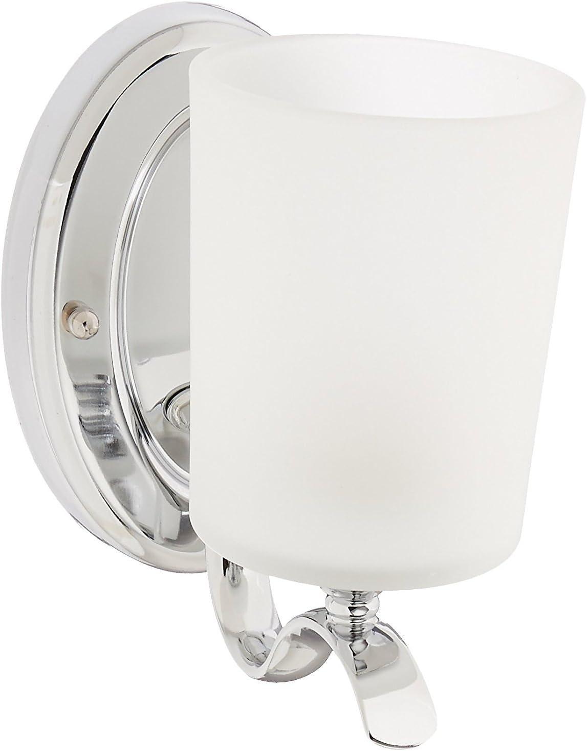 Progress Lighting Inspire 3-Light Wall Sconce, Polished Chrome, Etched Glass Shade