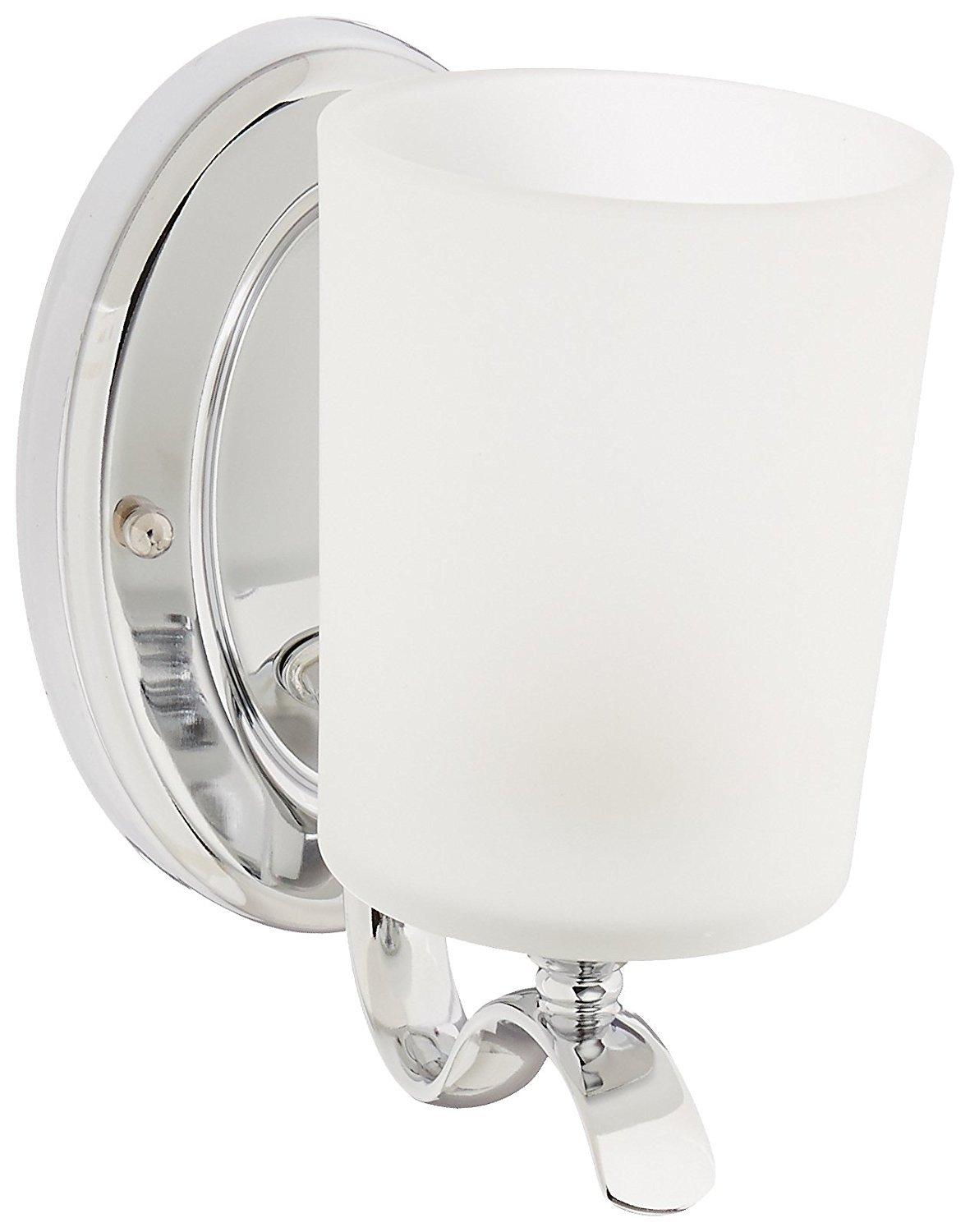 Progress Lighting Inspire 3-Light Wall Sconce, Polished Chrome, Etched Glass Shade
