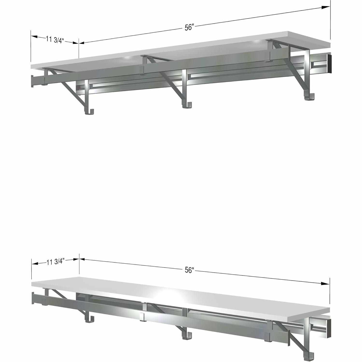 Arrange a Space Double Shelf-Hang Closet System