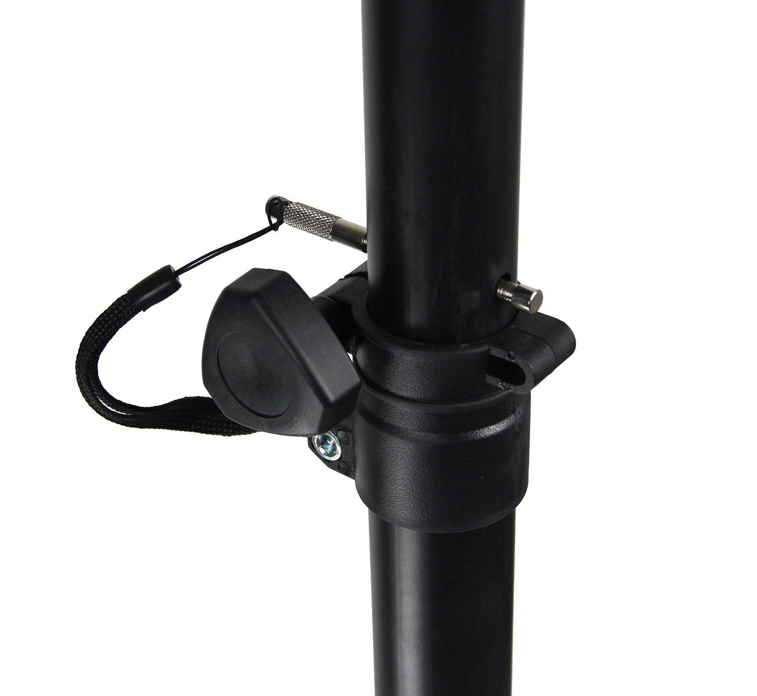 Gearlux Tripod Speaker Stands with Carrying Case and Speaker Cables
