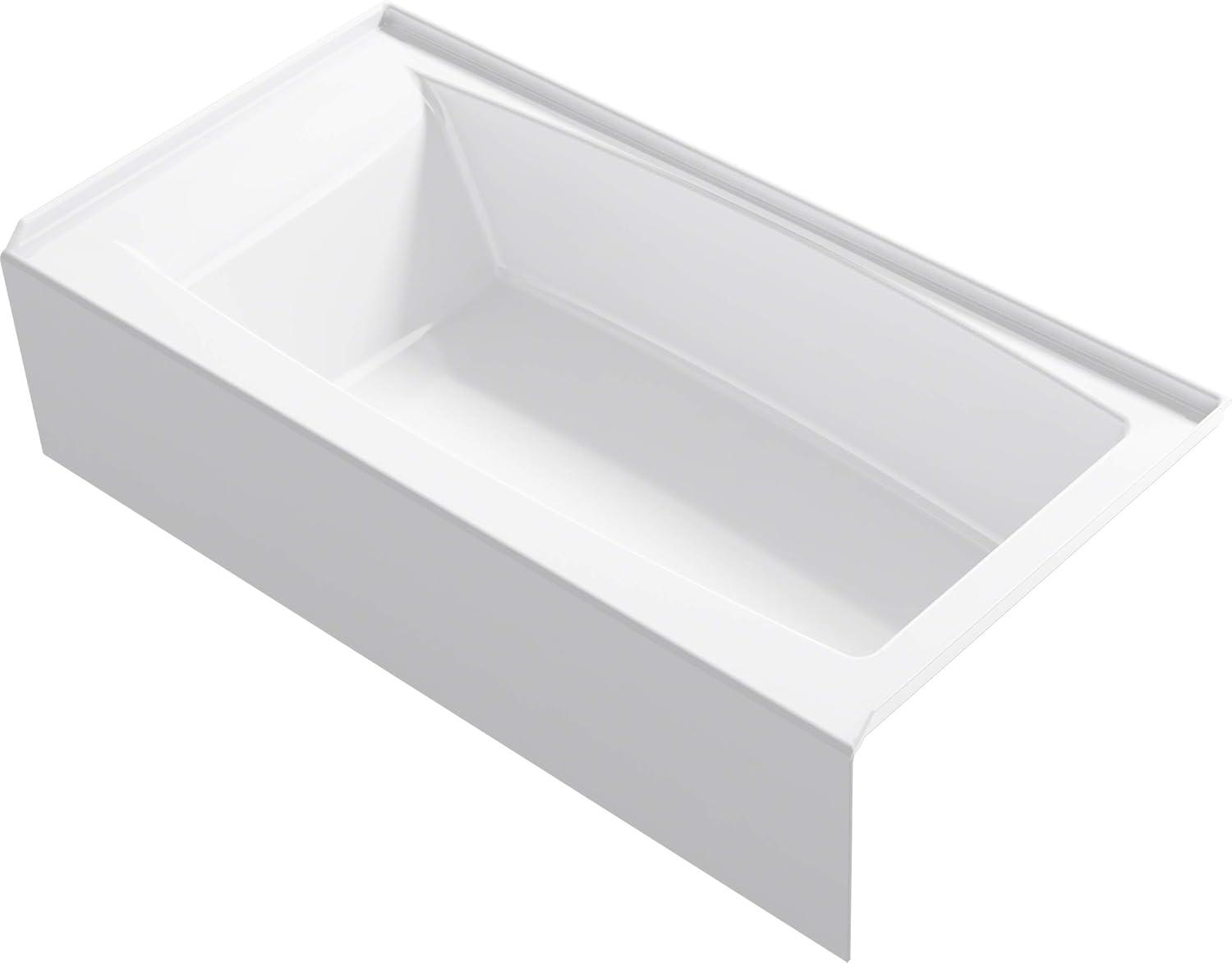 Entity 60" X 30" Alcove Bath with Integral Apron and Integral Flange