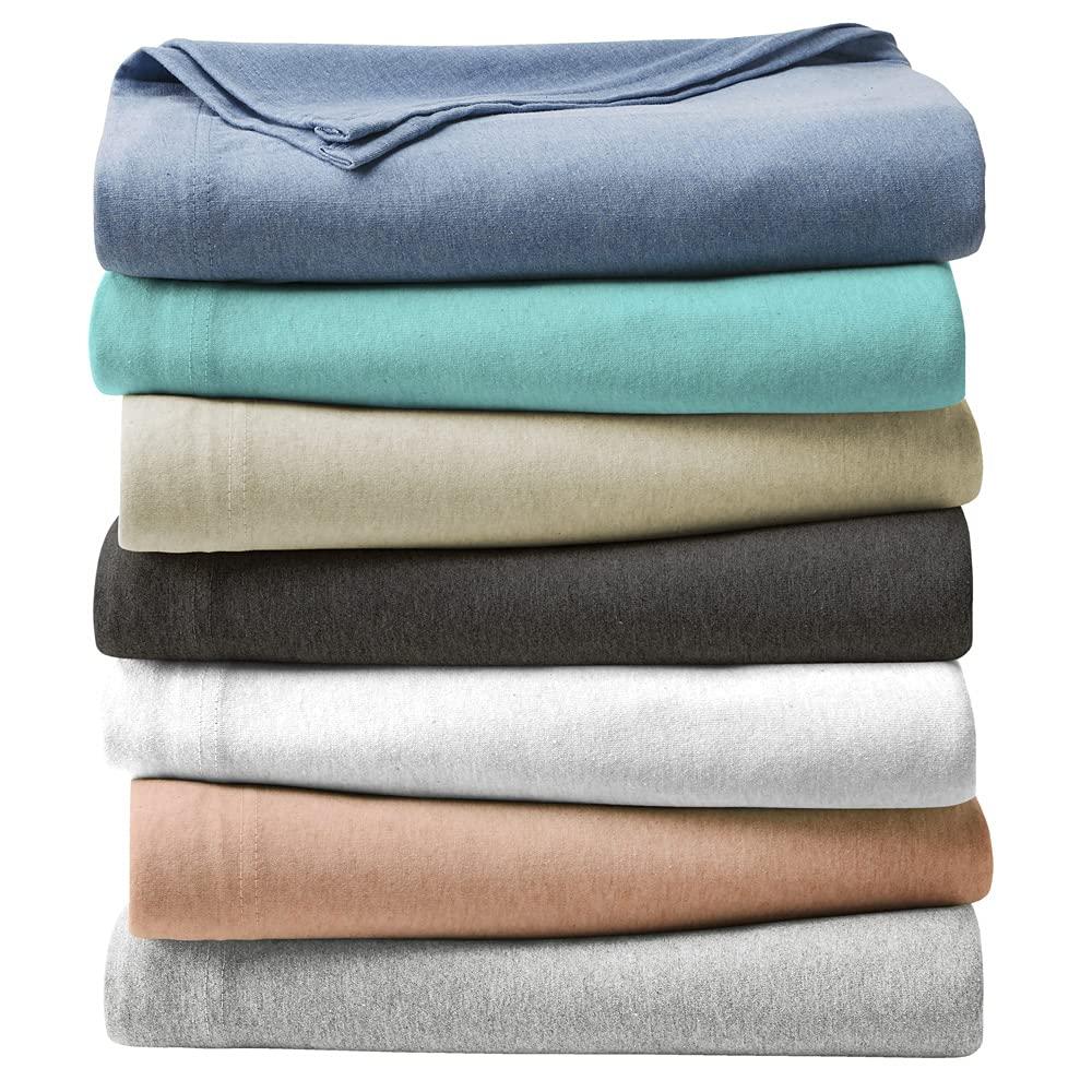 Full 4-Piece Sheet Set, Soft tees Luxury Cotton Modal Ultra Soft Jersey Knit Sheet Sets by Royale Linens