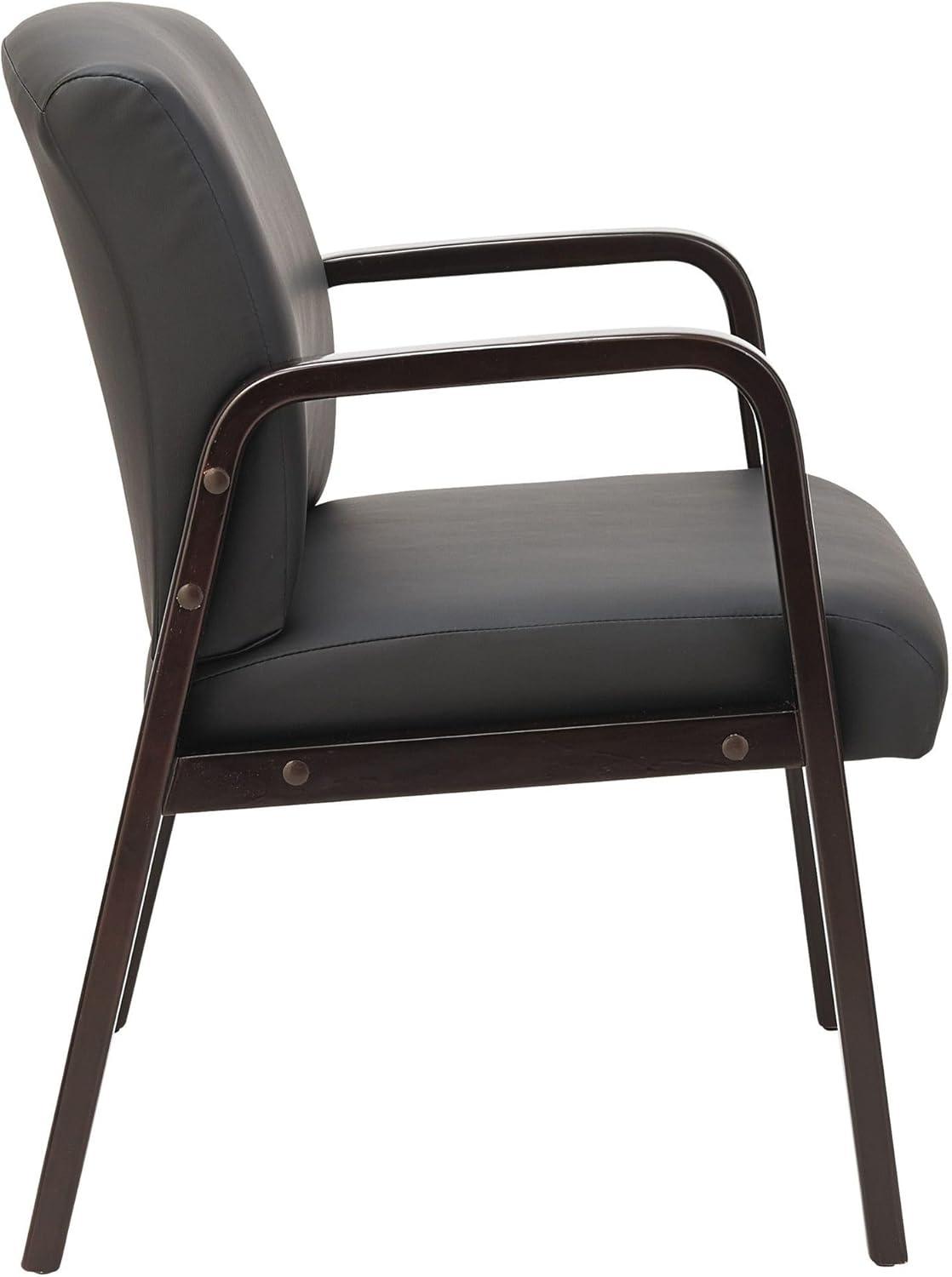 Valencia Leather Seat Waiting Room Chair