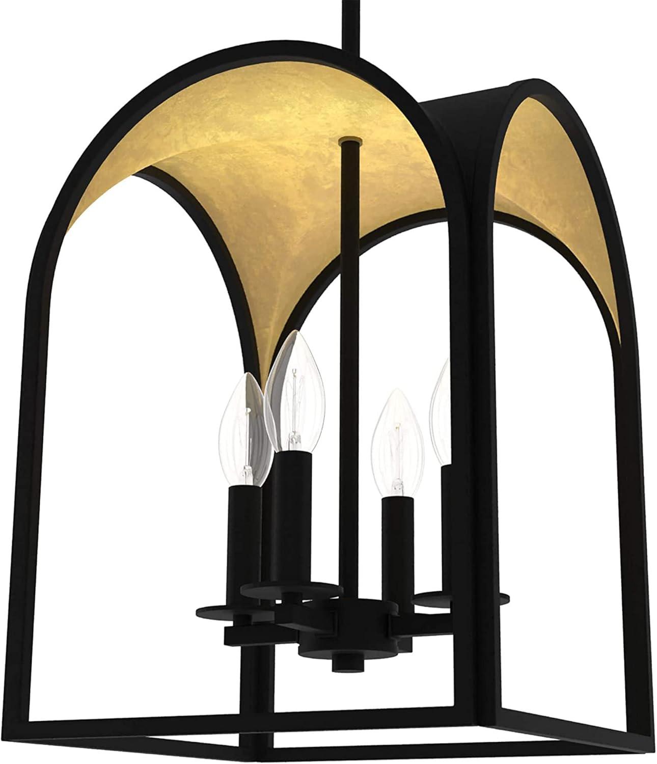 Hunter Fan Dukestown 4 - Light Lantern Geometric Chandelier