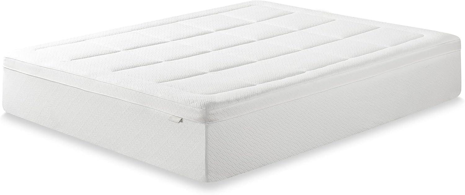 Spa Sensations by Zinus 2" Cloud Memory Foam Mattress Topper, Queen