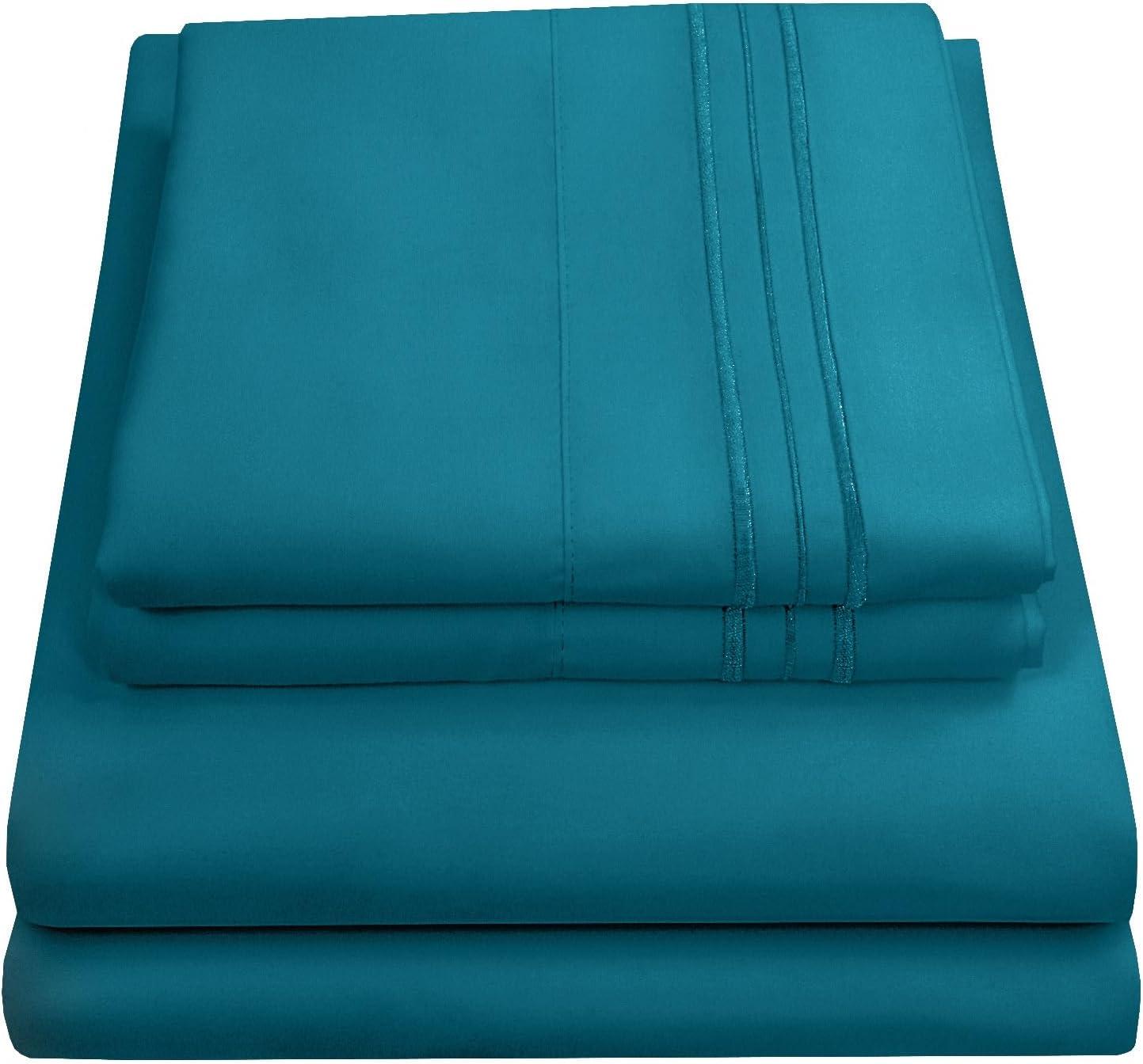 4 Piece Sheet Set, Ultra Soft 1800 Series, Double Brushed Microfiber by Sweet Home Collection®