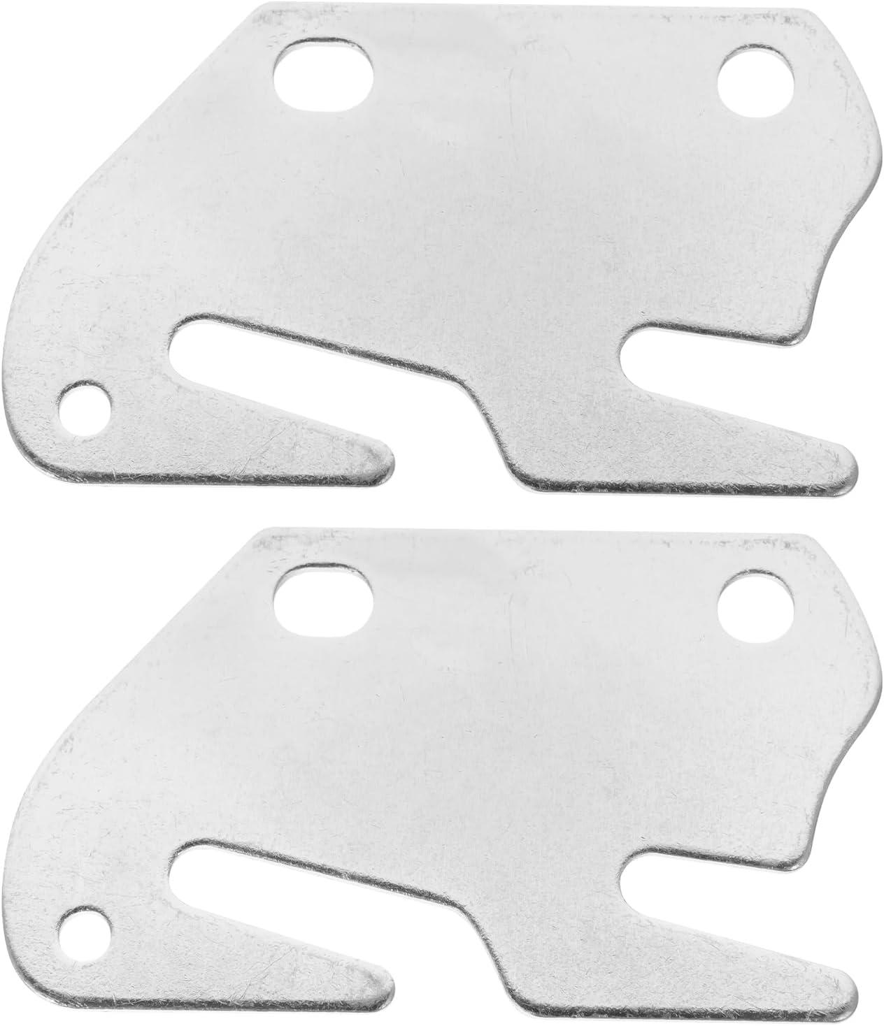 Nishuna 2pcs Bed Accessories Wood Bed Rail Bracket Bed Rail Hooks Plates Beds Frame