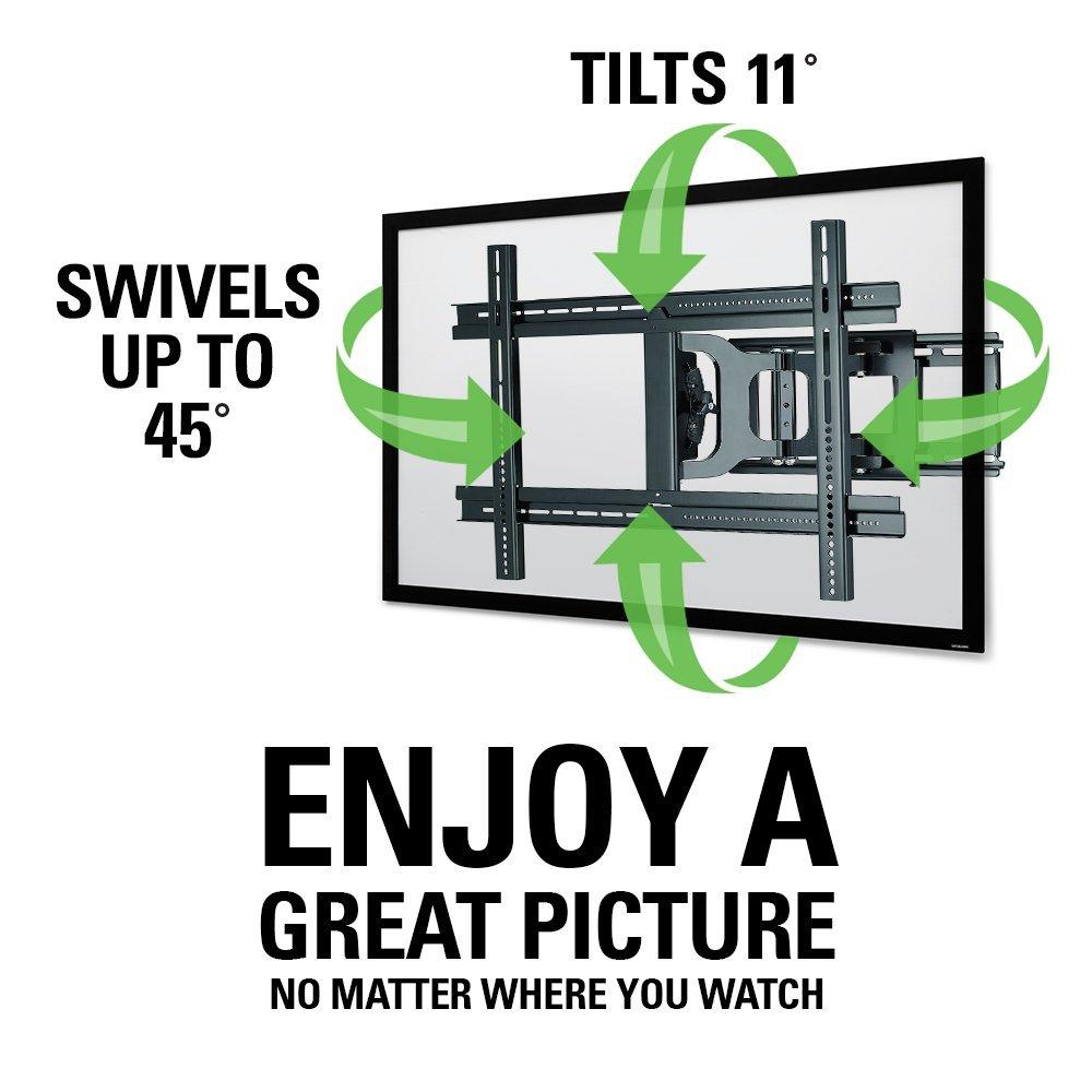 Sanus Classic Large Full Motion Wall Mount for 37-80" TVS - Black (MLF13-B1)