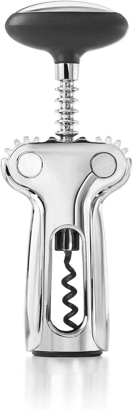 OXO Winged Corkscrew Soft Knob Smooth Gliding Steel Wine Bottle Cork Opener