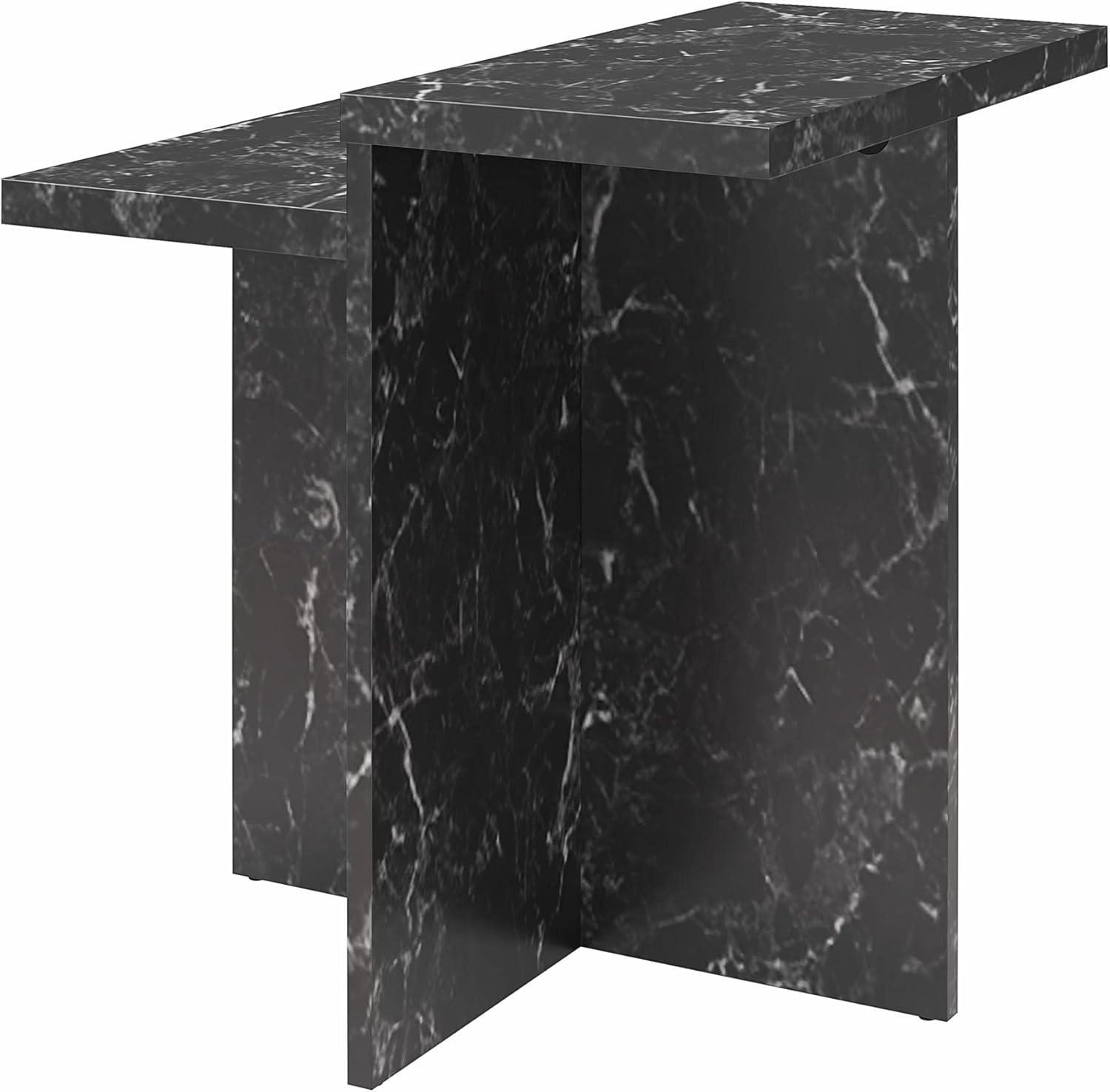 Brielle 24'' Tall Abstract End Table