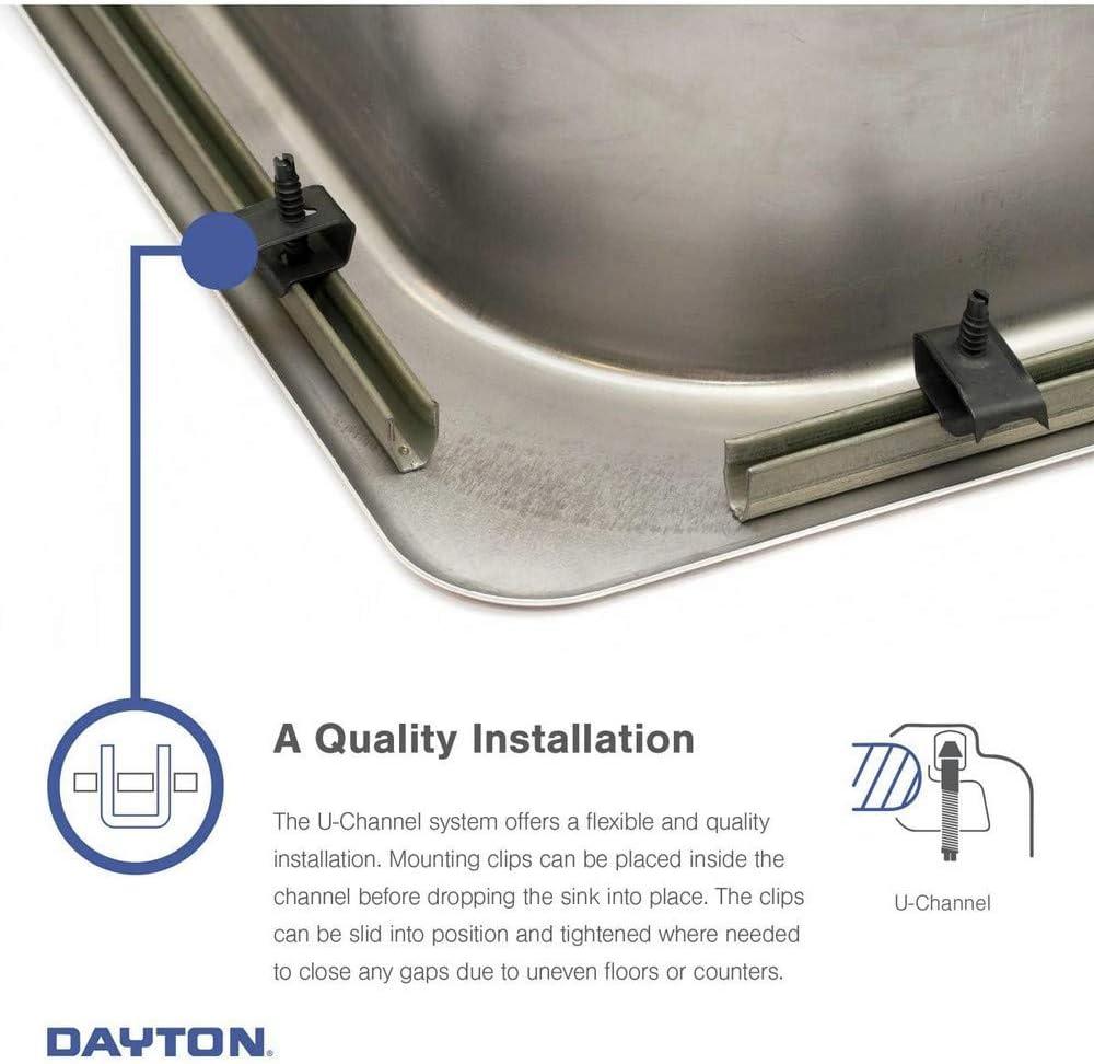 Dayton 25" L x 21" W Drop-In Kitchen Sink