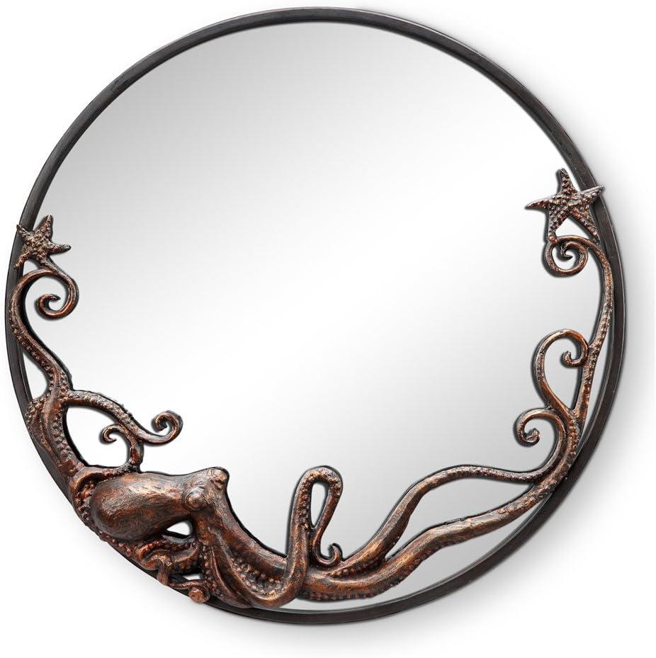 Octopus Round Wall Mirror