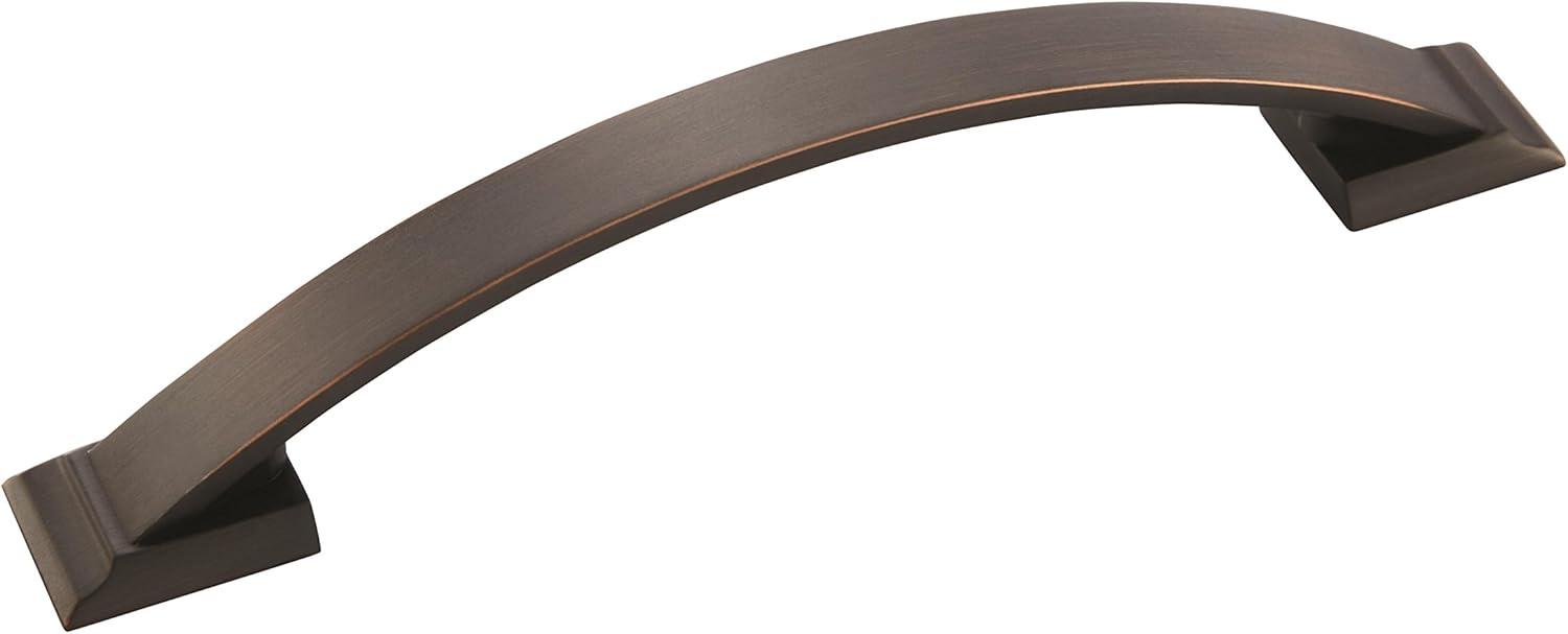 Amerock | Cabinet Pull | Oil Rubbed Bronze | 5-1/16 inch (128 mm) Center to Center | Candler | 1 Pack | Drawer Pull | Drawer Handle | Cabinet Hardware