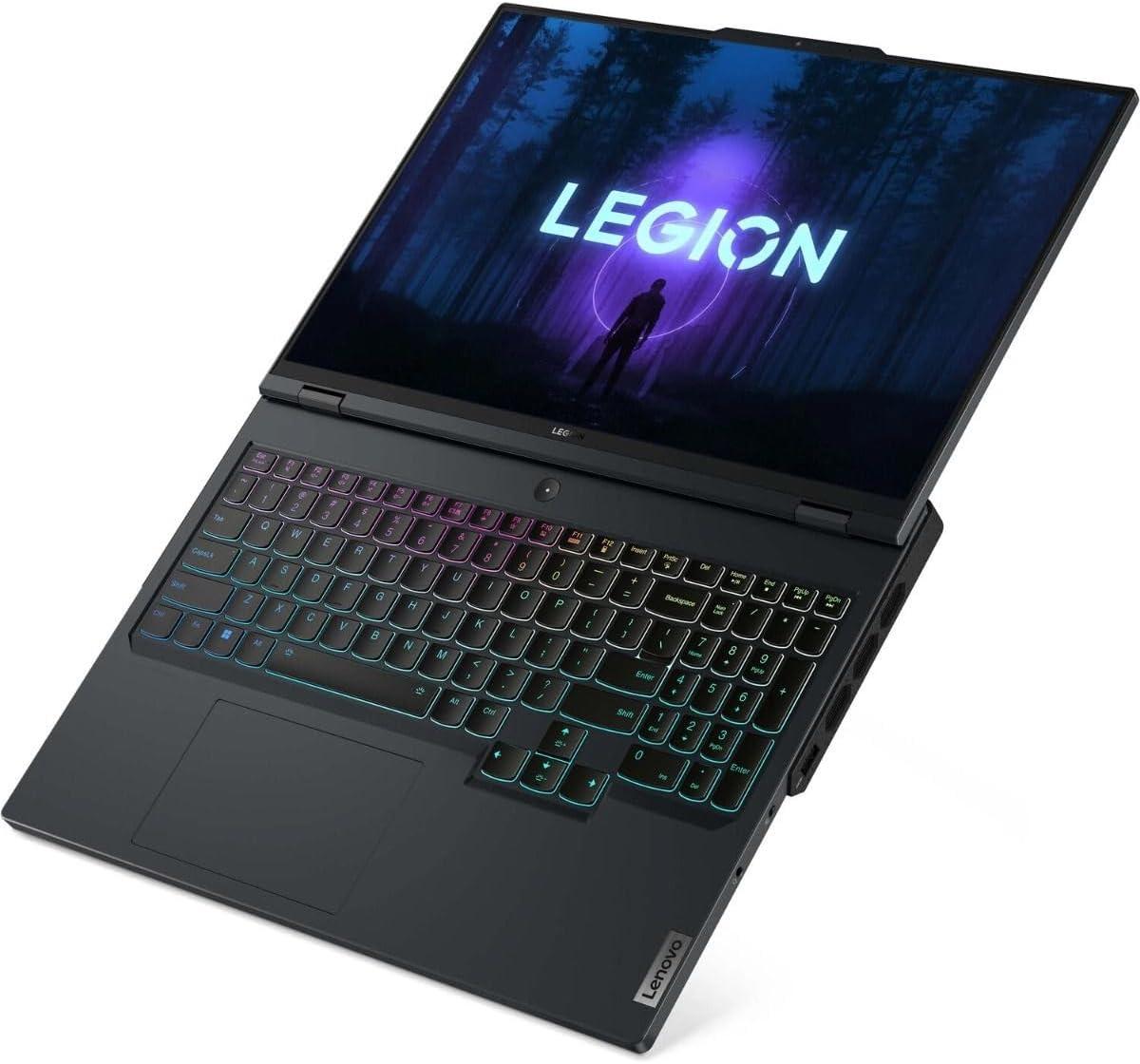 Lenovo Legion Pro 7 16IRX9H 83DE - Intel Core i9 - i9-14900HX / up to 5.8 GHz - Win 11 Pro - GeForce RTX 4090 - 32 GB RAM - 1 TB SSD NVMe x 2 - 16" IPS 2560 x 1600 (WQXGA) @ 240 Hz - Gigabit Ethernet - Wi-Fi 6E, Bluetooth - eclipse black - kbd: US English - with 3 Years Legion Ultimate Support with Onsite