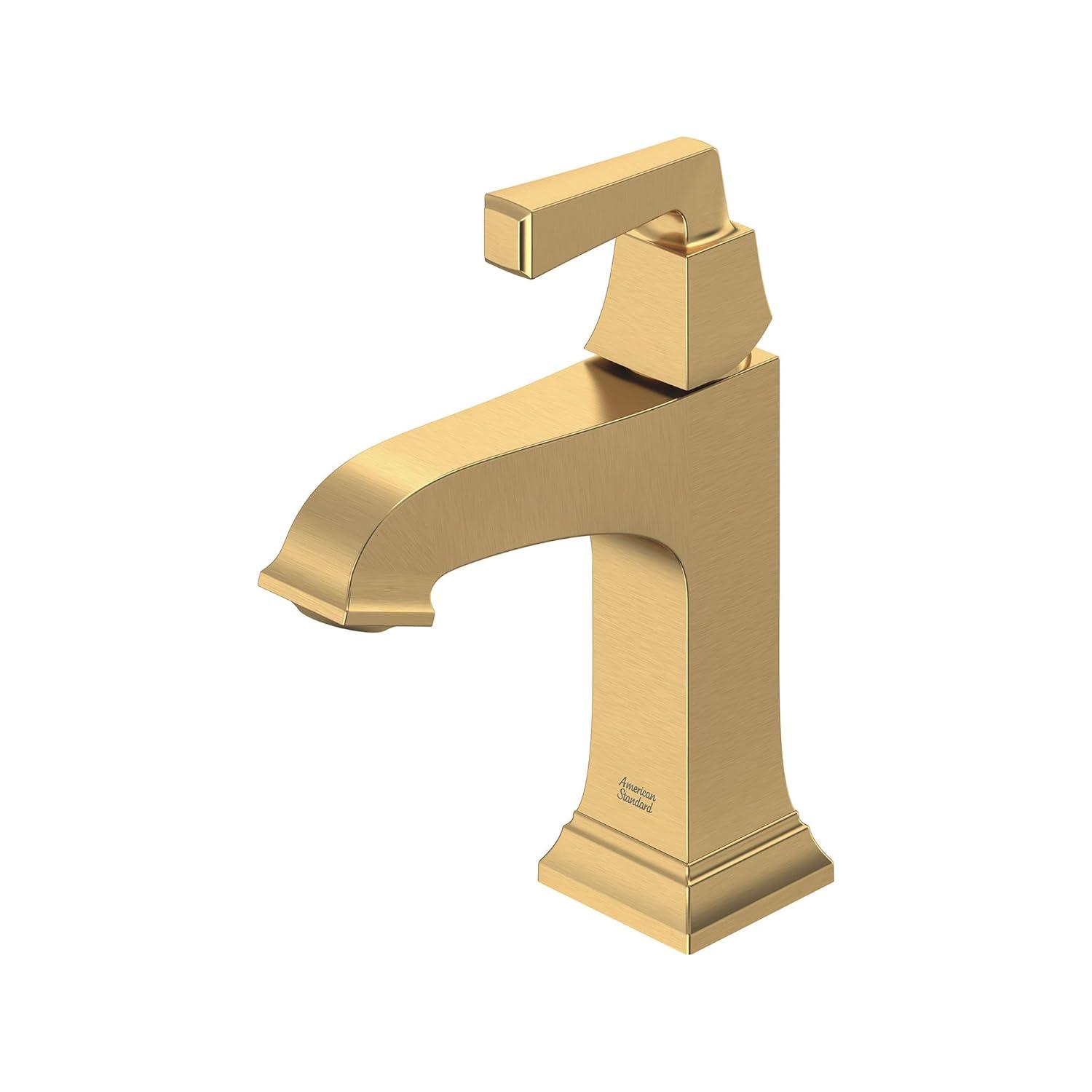 American Standard Town Square S Single-Hole Single-handle Bathroom Faucet with Drain Assembly 7455107.013